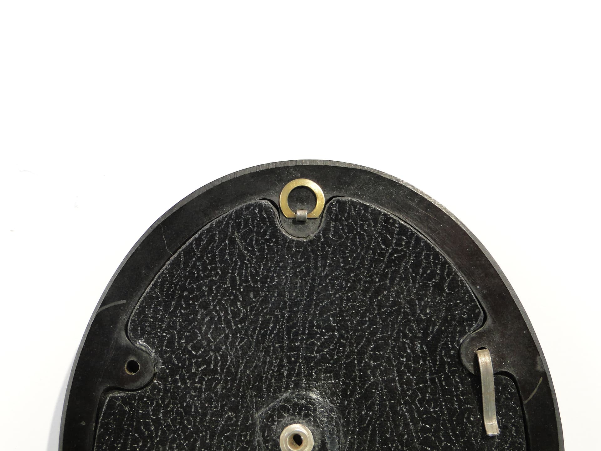 Elliptical photo frame, black bakelite, Sweden, 1950s. - 7887