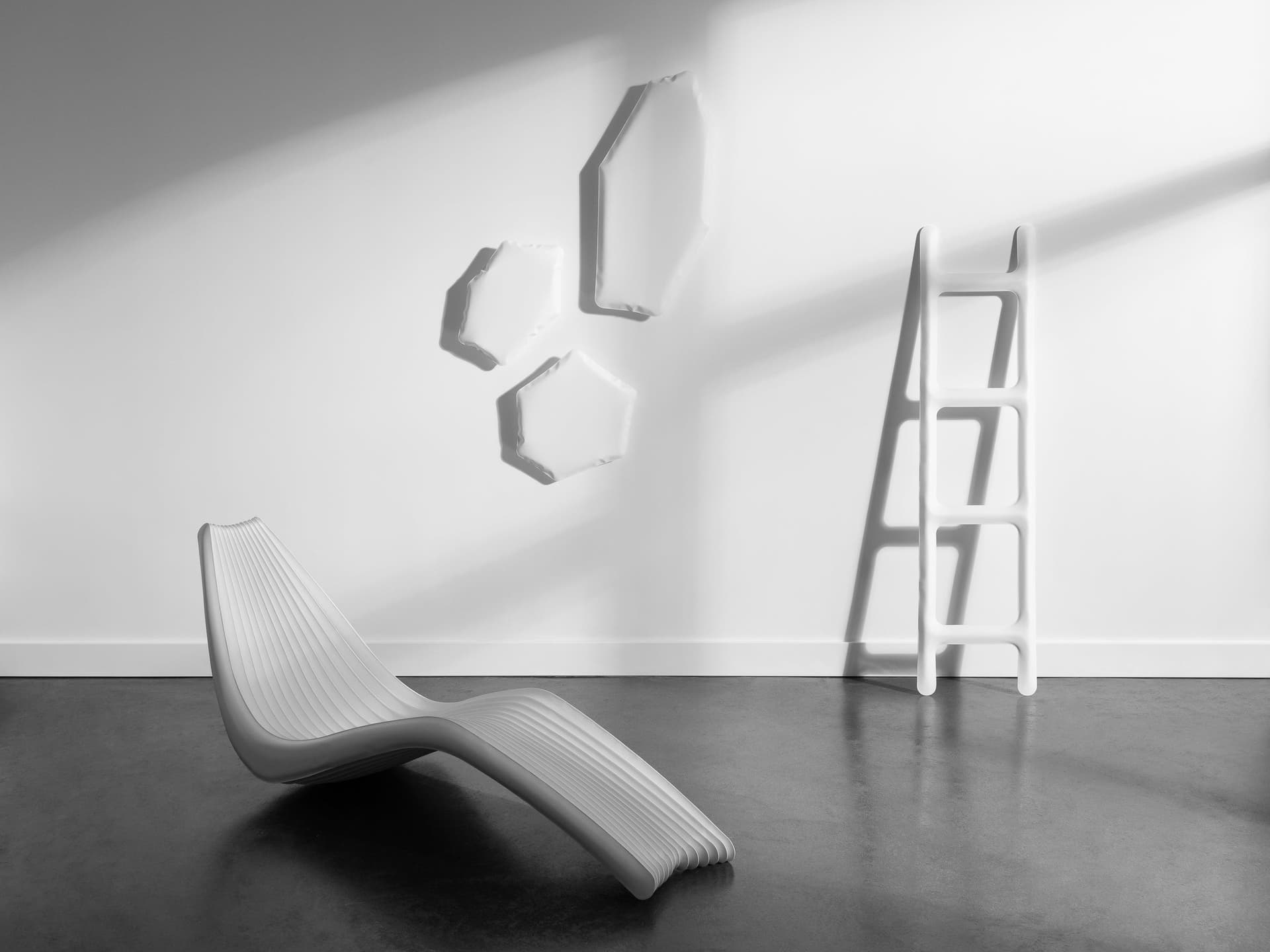 TAFLA C wall mirror white, C5, Zieta Studio - 118945