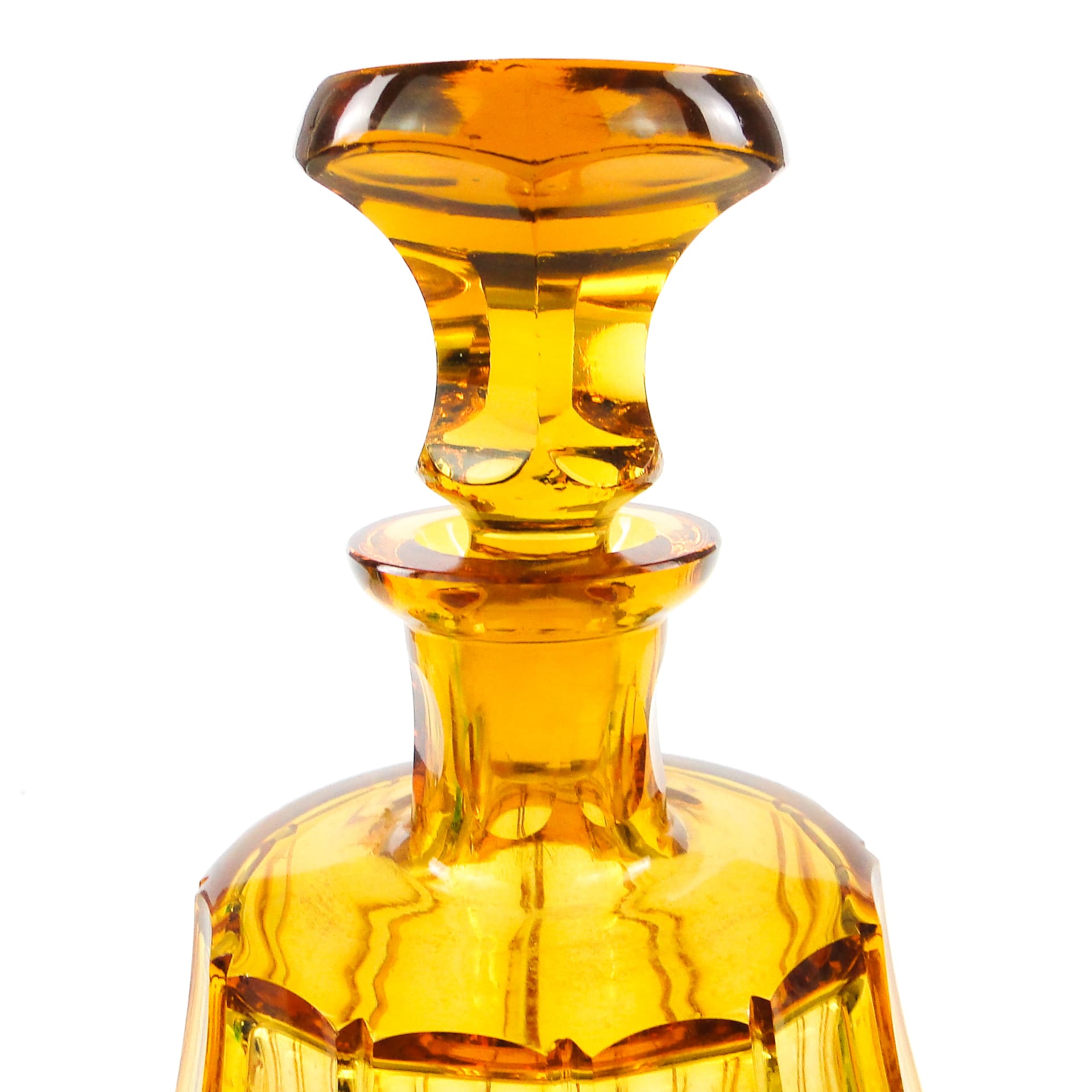 Karafka, Art Deco, kryształ, Moser, Czechosłowacja, lata 50. - 110280