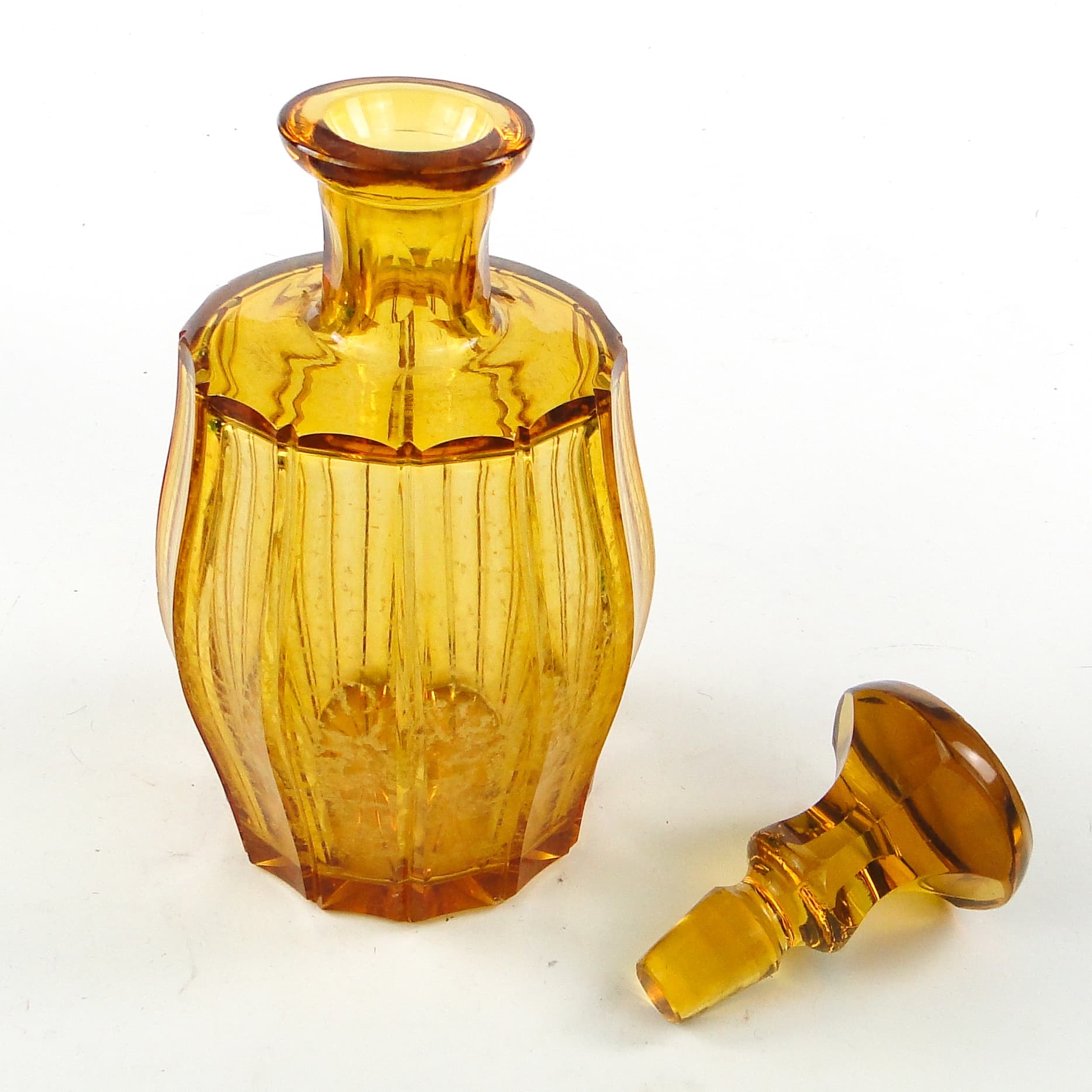 Karafka, Art Deco, kryształ, Moser, Czechosłowacja, lata 50. - 110285