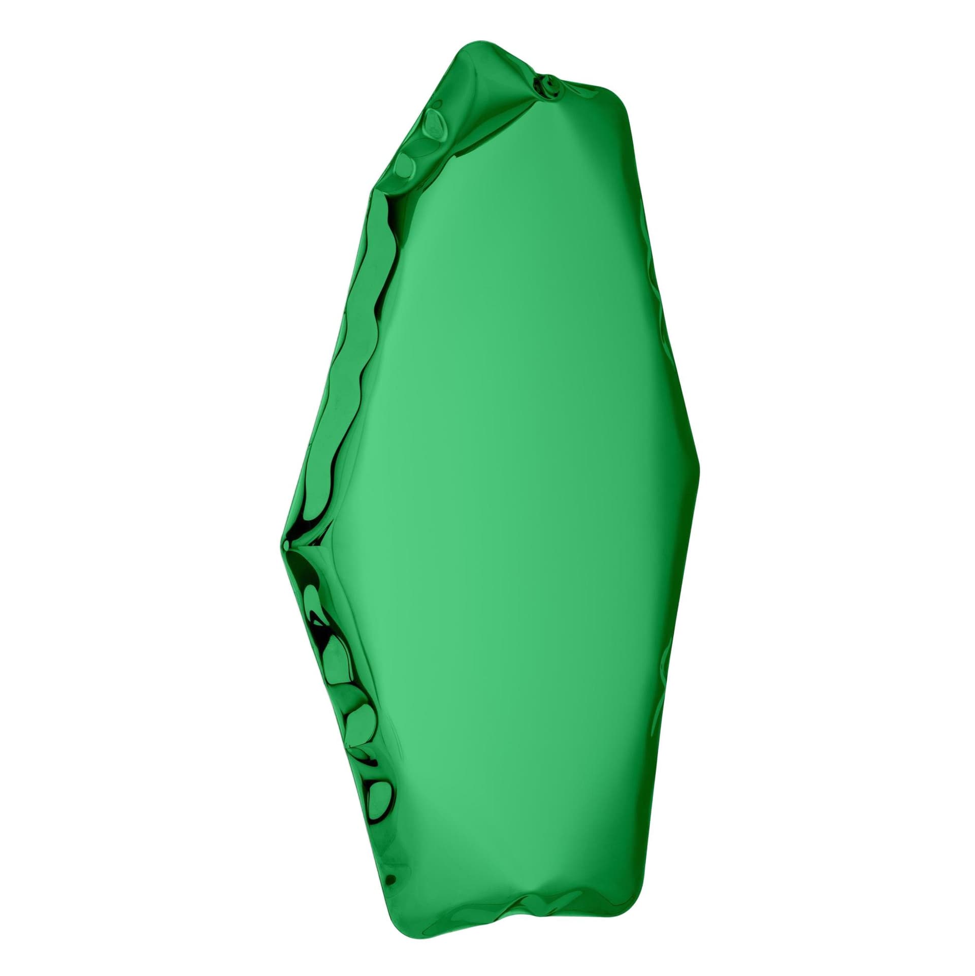 TAFLA C wall mirror, green, C4.5, Zieta Studio