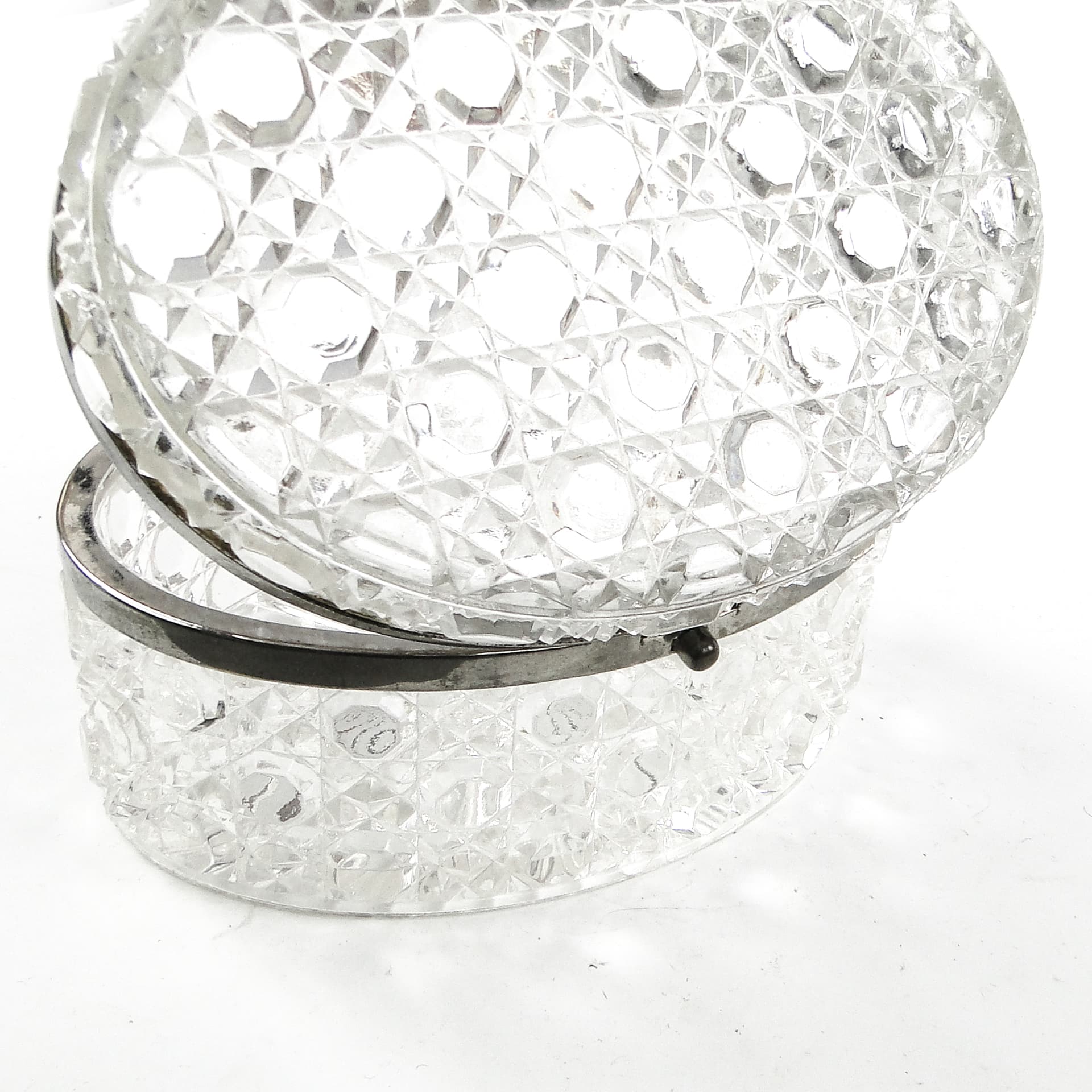 Bomboniera Art Deco, szkło, HSG Ząbkowice, Polska, lata 30. - 110408