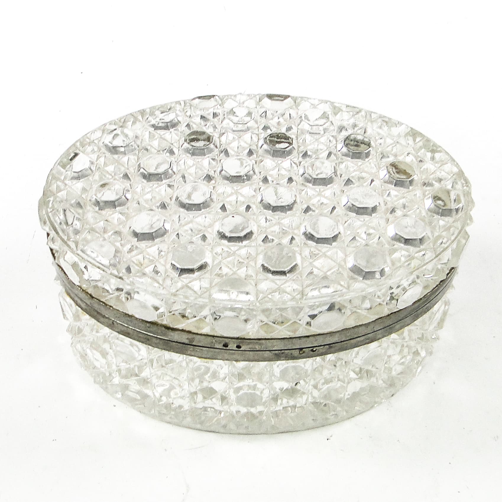 Bomboniera Art Deco, szkło, HSG Ząbkowice, Polska, lata 30. - 110402