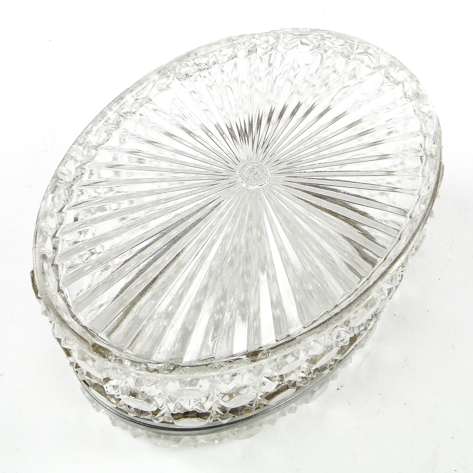 Bomboniera Art Deco, szkło, HSG Ząbkowice, Polska, lata 30. - 110409