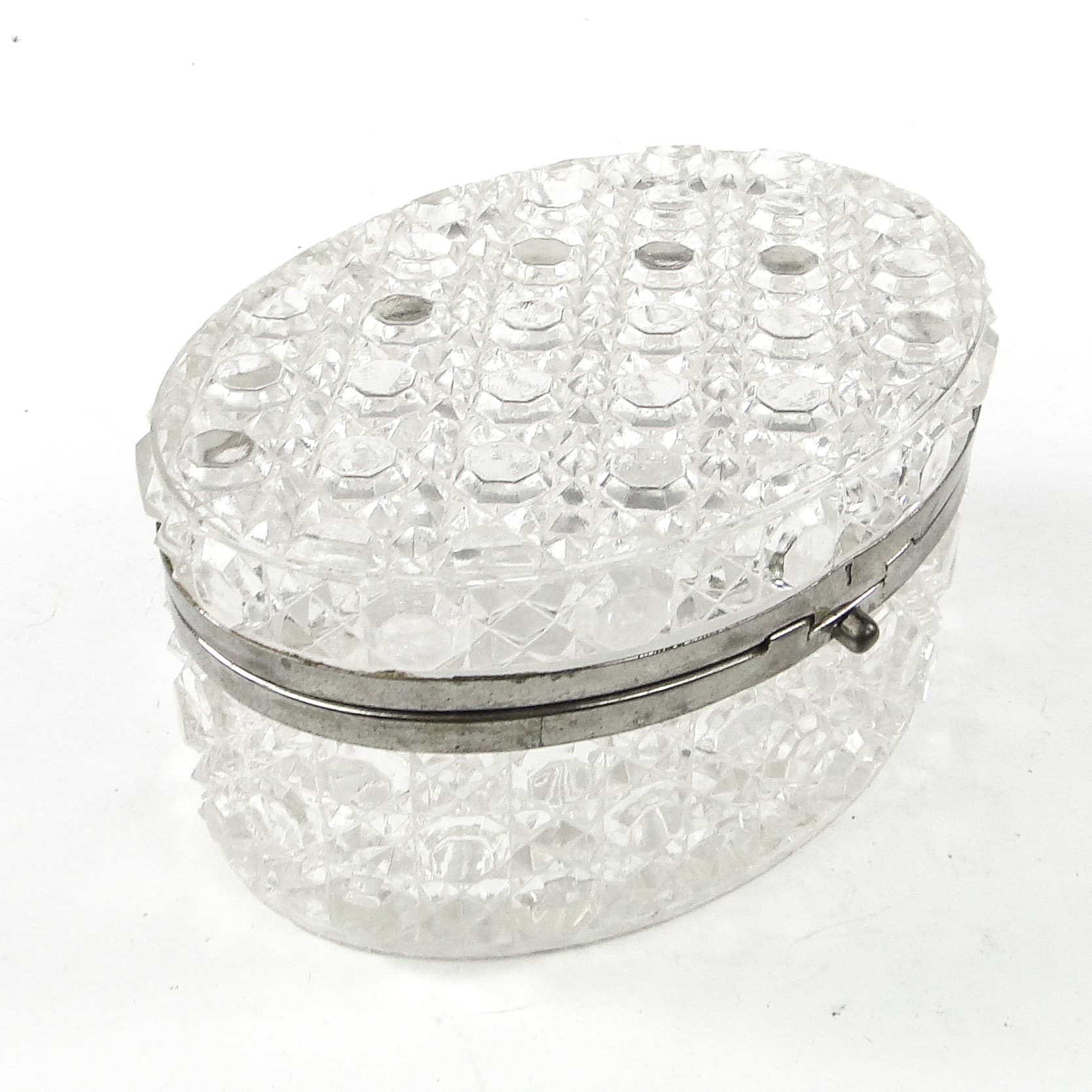 Bomboniera Art Deco, szkło, HSG Ząbkowice, Polska, lata 30. - 110404