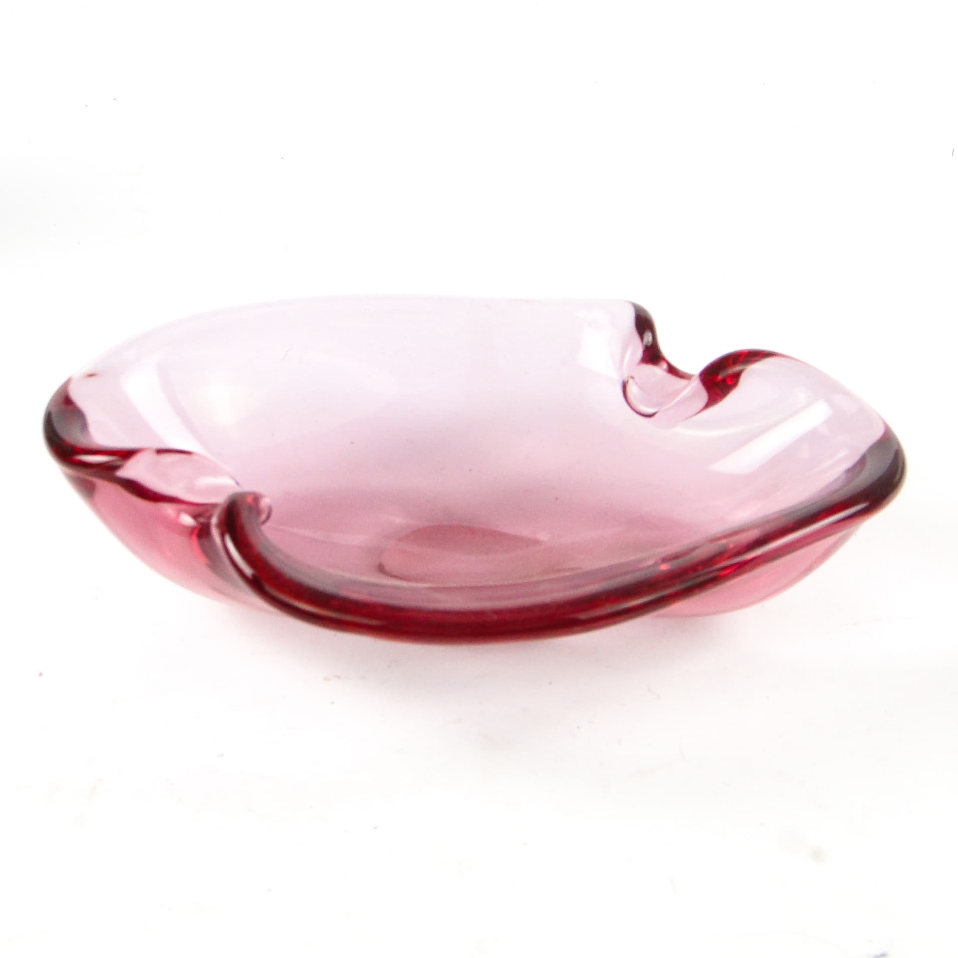 Patera mid-century modern, szkło, Val Saint Lambert, Belgia, lata 50. - 110484