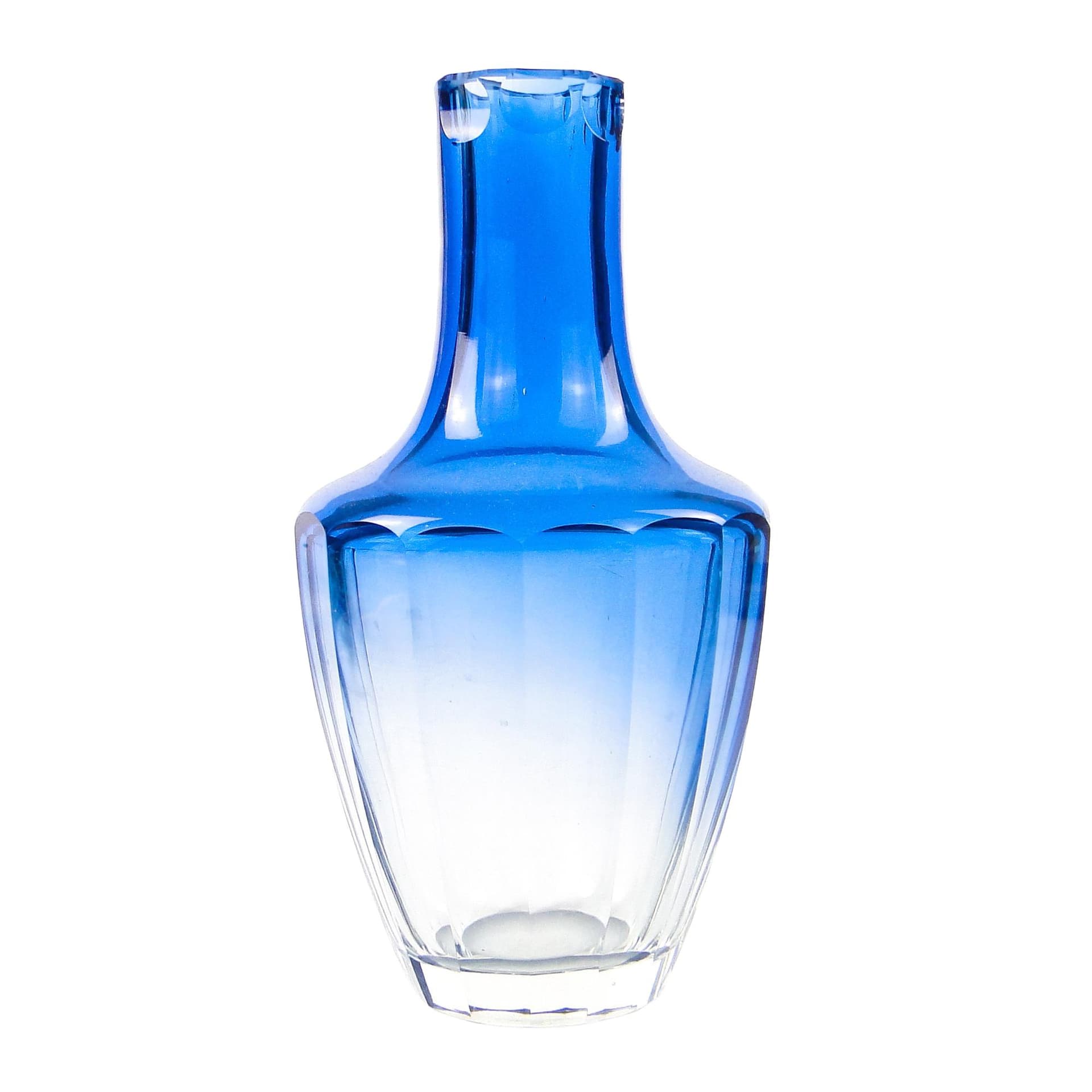 Karafka na wodę Art Nouveau, kryształ, Moser Bohemia, Czechy, lata 30.