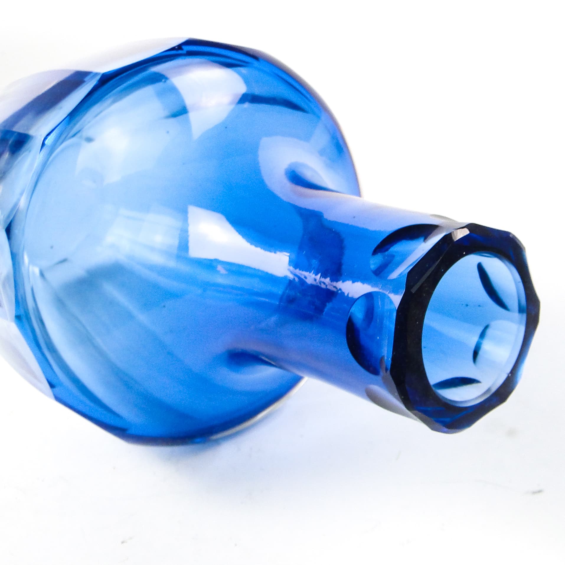 Karafka na wodę Art Nouveau, kryształ, Moser Bohemia, Czechy, lata 30. - 110497