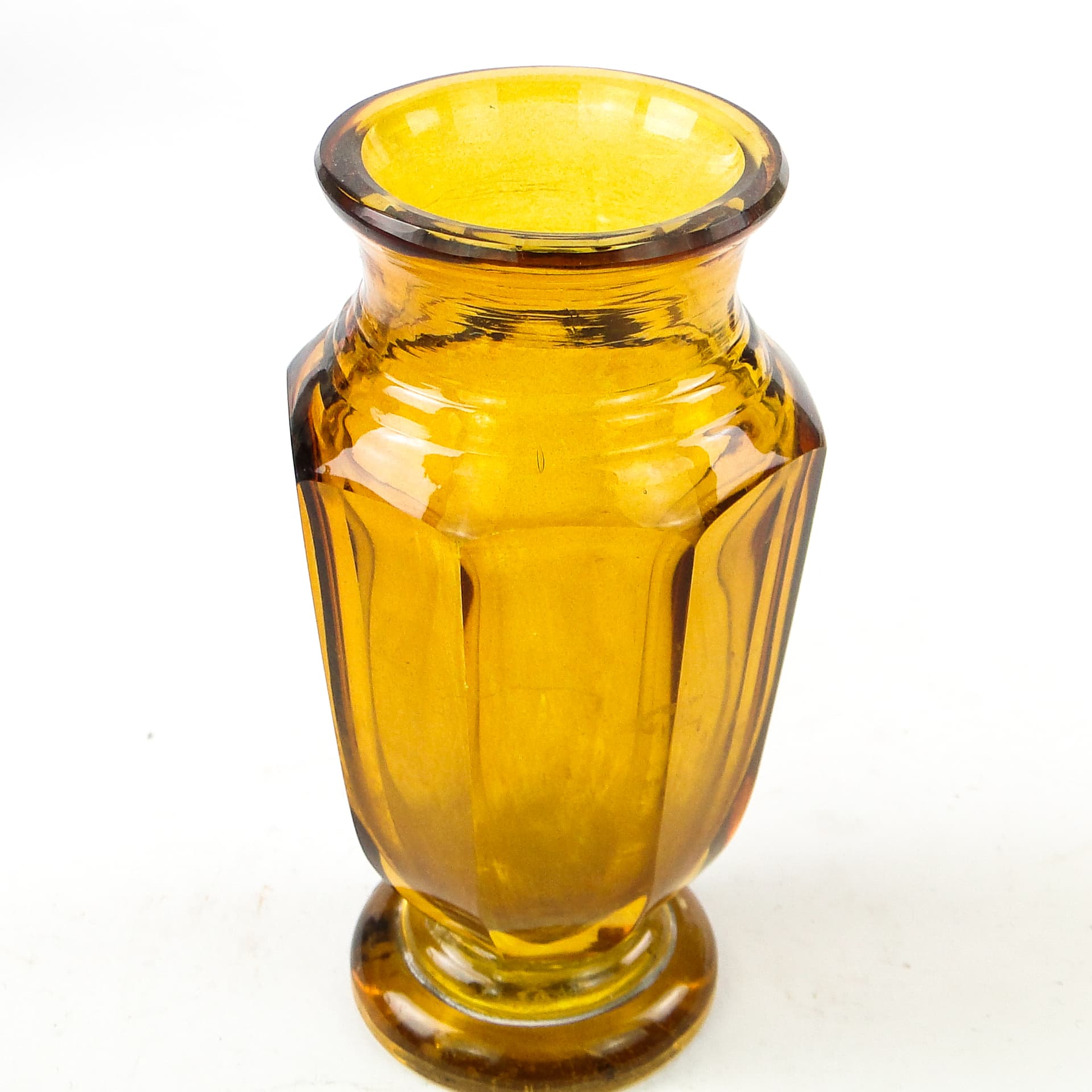 Wazon Art Deco, kryształ, Moser, Czechosłowacja, lata 30. - 110585