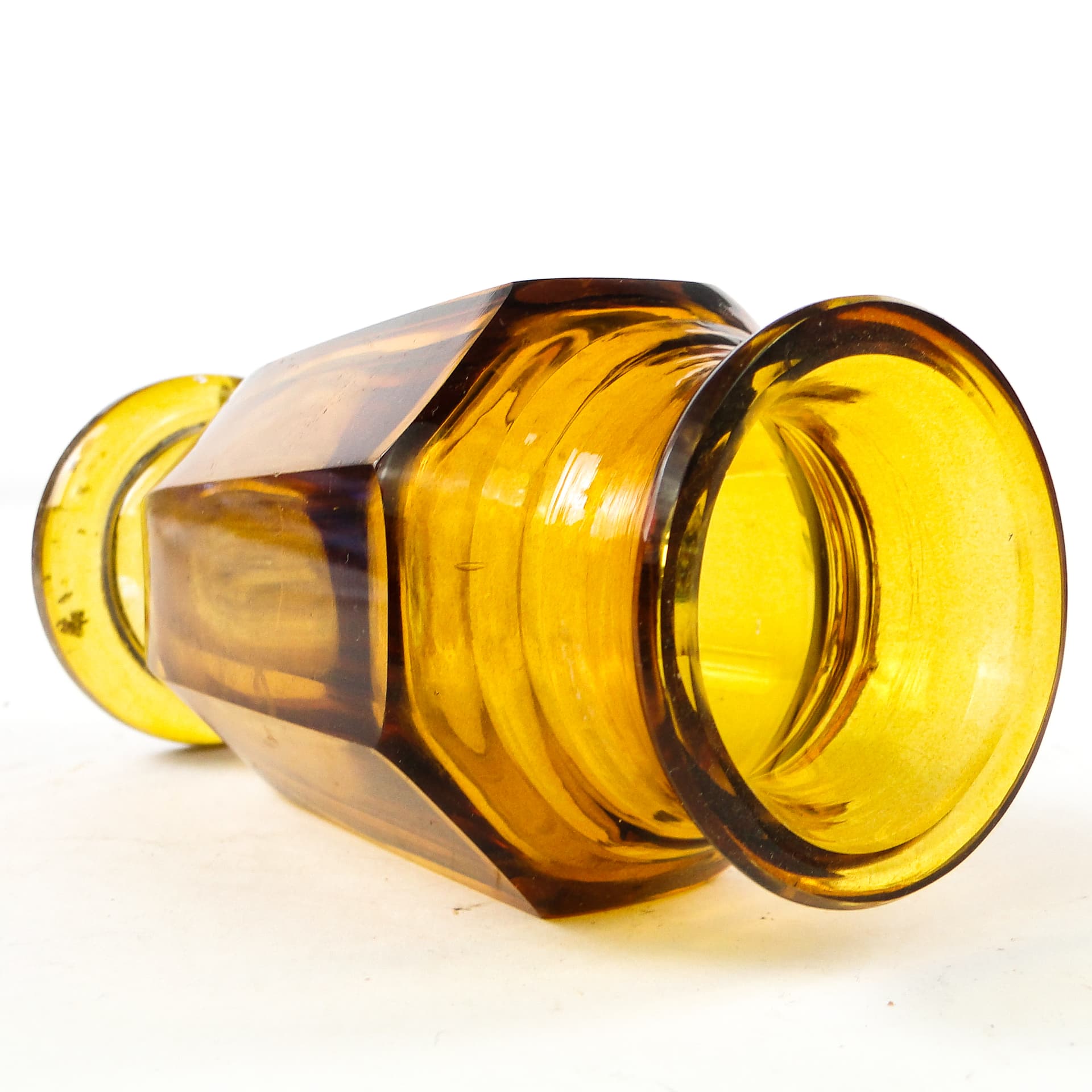 Wazon Art Deco, kryształ, Moser, Czechosłowacja, lata 30. - 110592