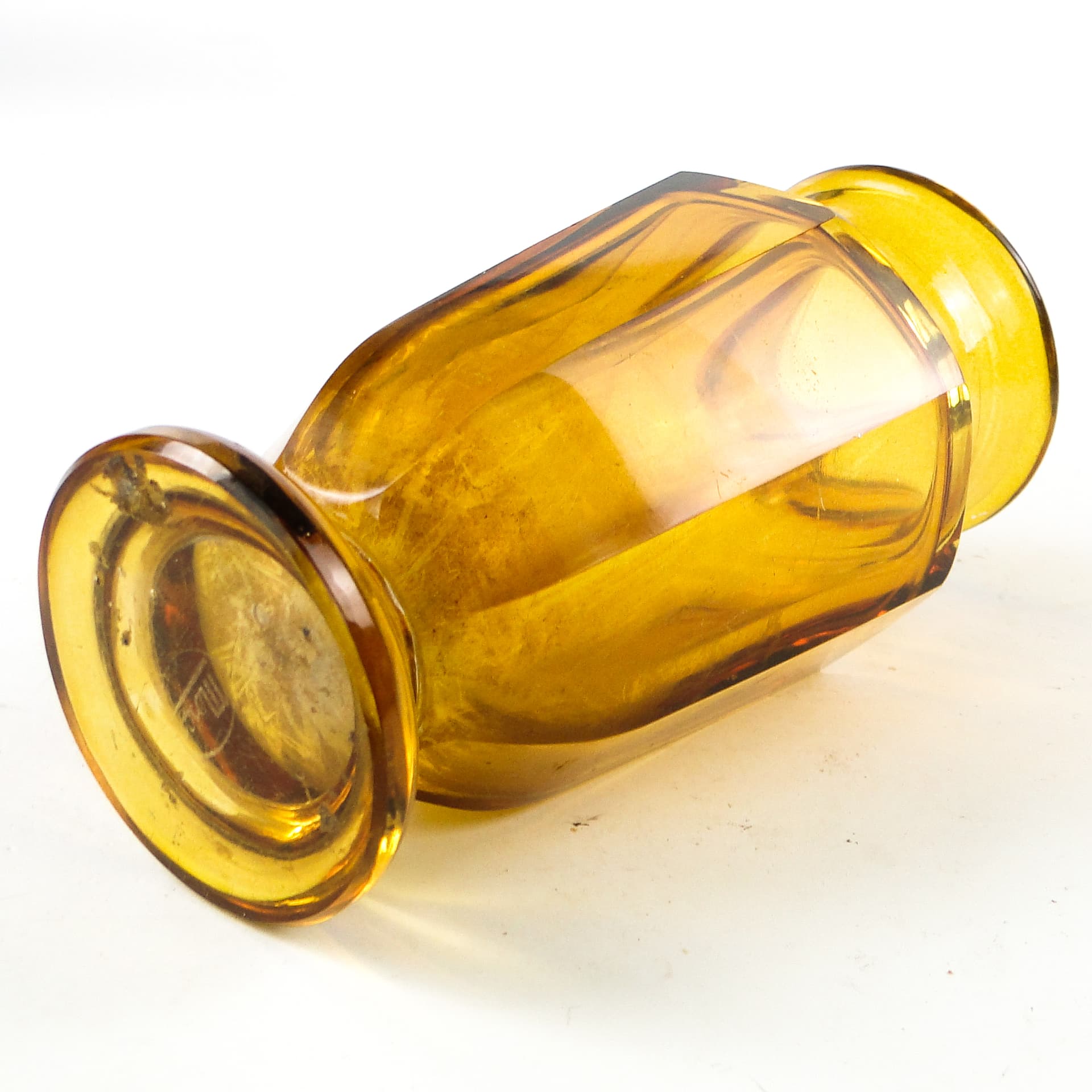 Wazon Art Deco, kryształ, Moser, Czechosłowacja, lata 30. - 110588