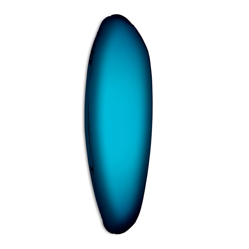 TAFLA O wall mirror blue O1, Zieta Studio