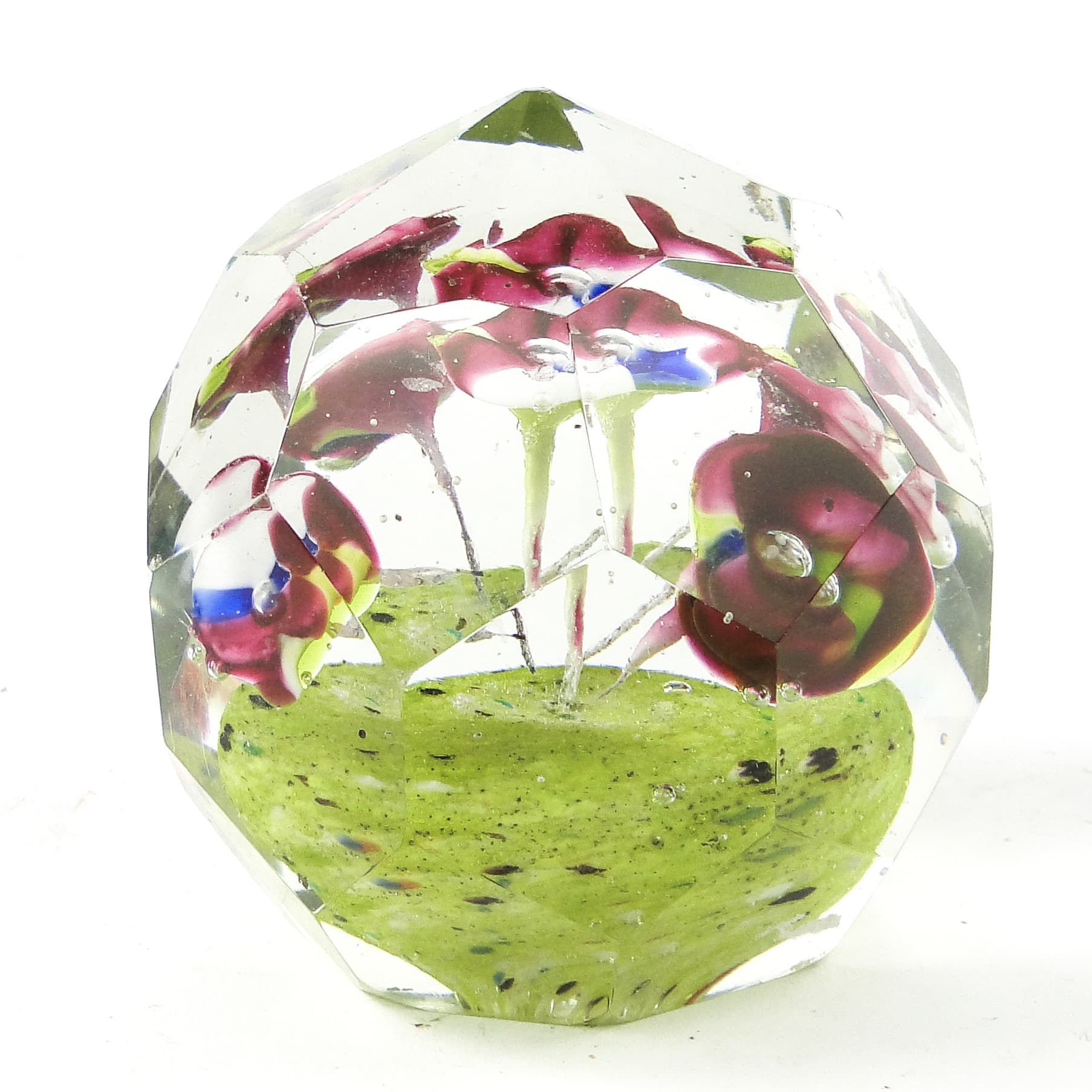 Paperweight, lead crystal, Bohemia, Czech Republic, 19th c. - 110656