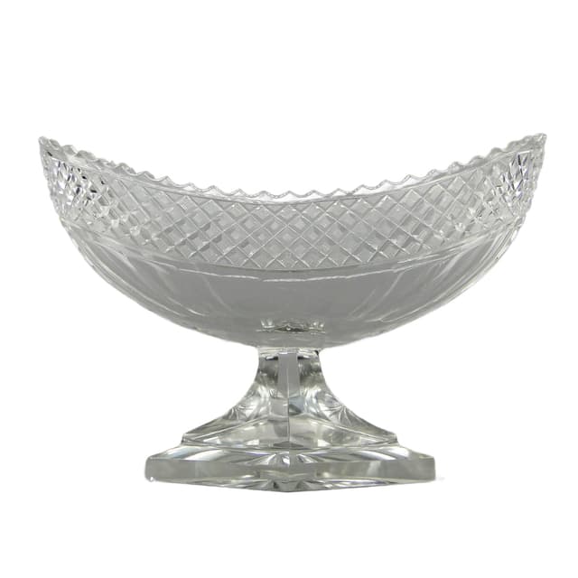 Wazon żardiniera, kryształ transparentny, Baccarat, Francja, początek XX w. - WYMIARY