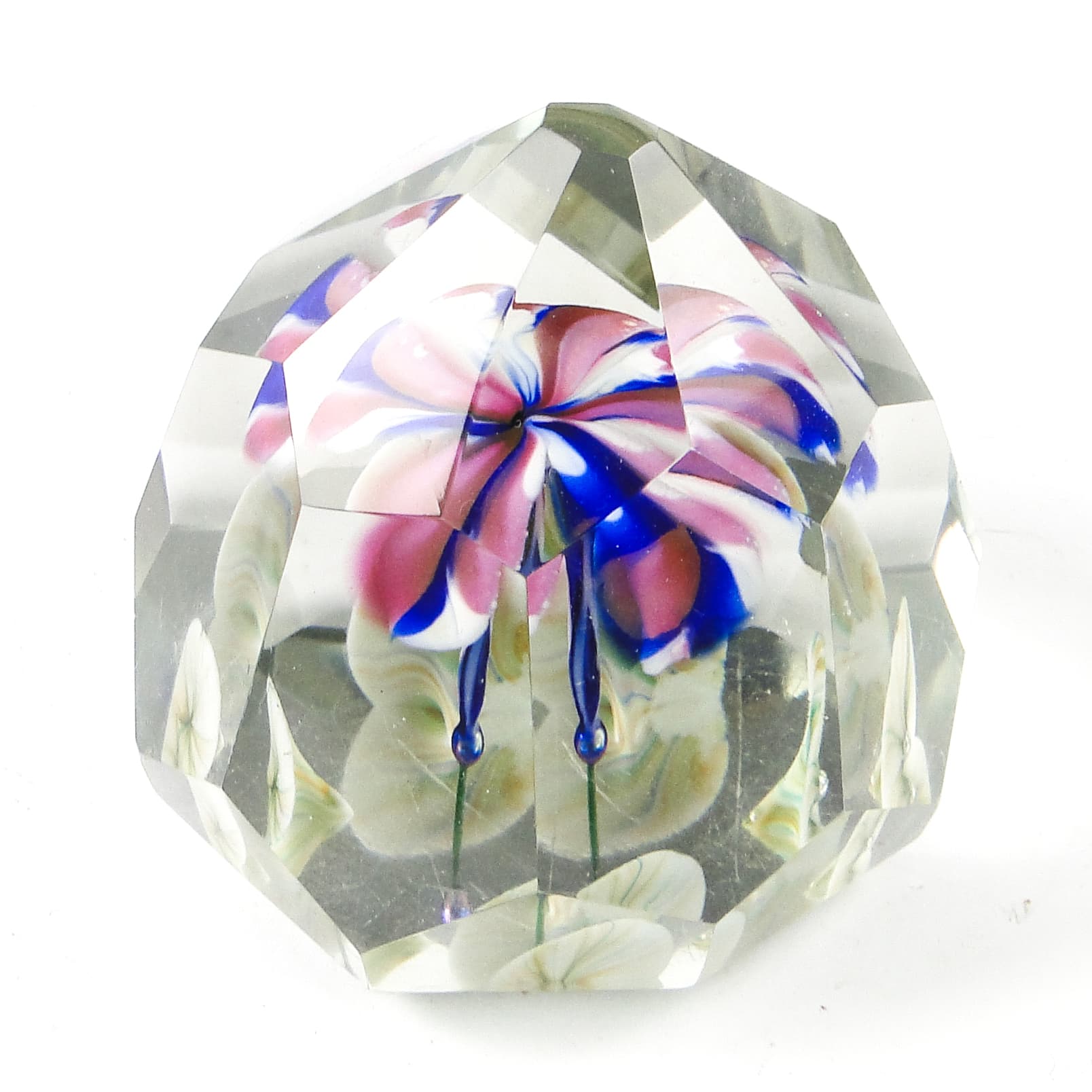 Bohemian paperweight, crystal, Bohemia, Czech Republic, 19th c. - 110675