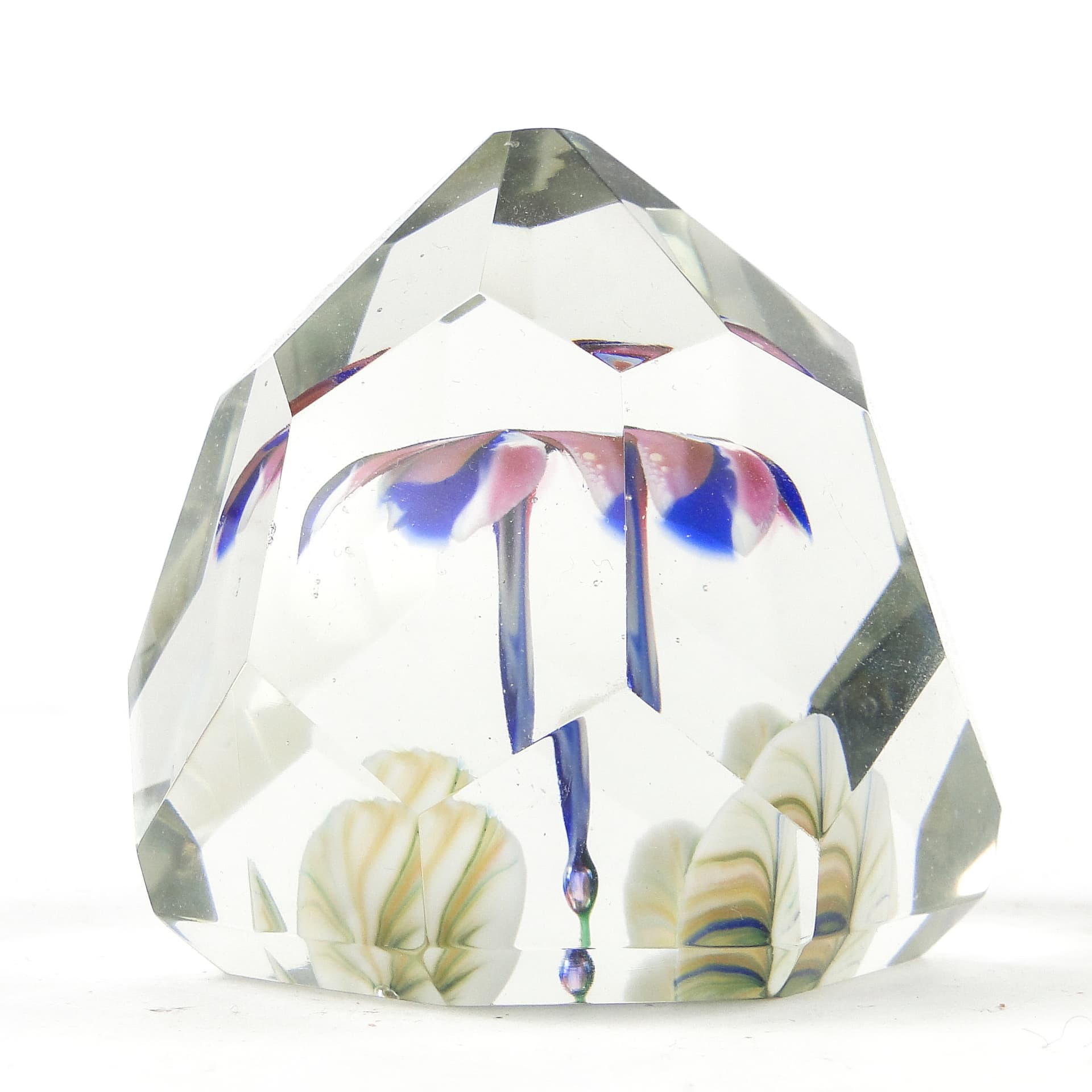 Bohemian paperweight, crystal, Bohemia, Czech Republic, 19th c. - 110670