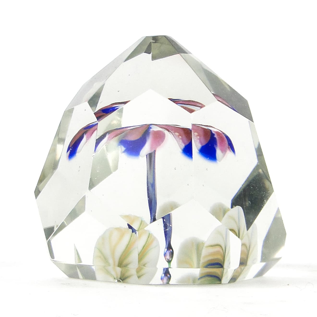 Bohemian paperweight, crystal, Bohemia, Czech Republic, 19th c. - 110672