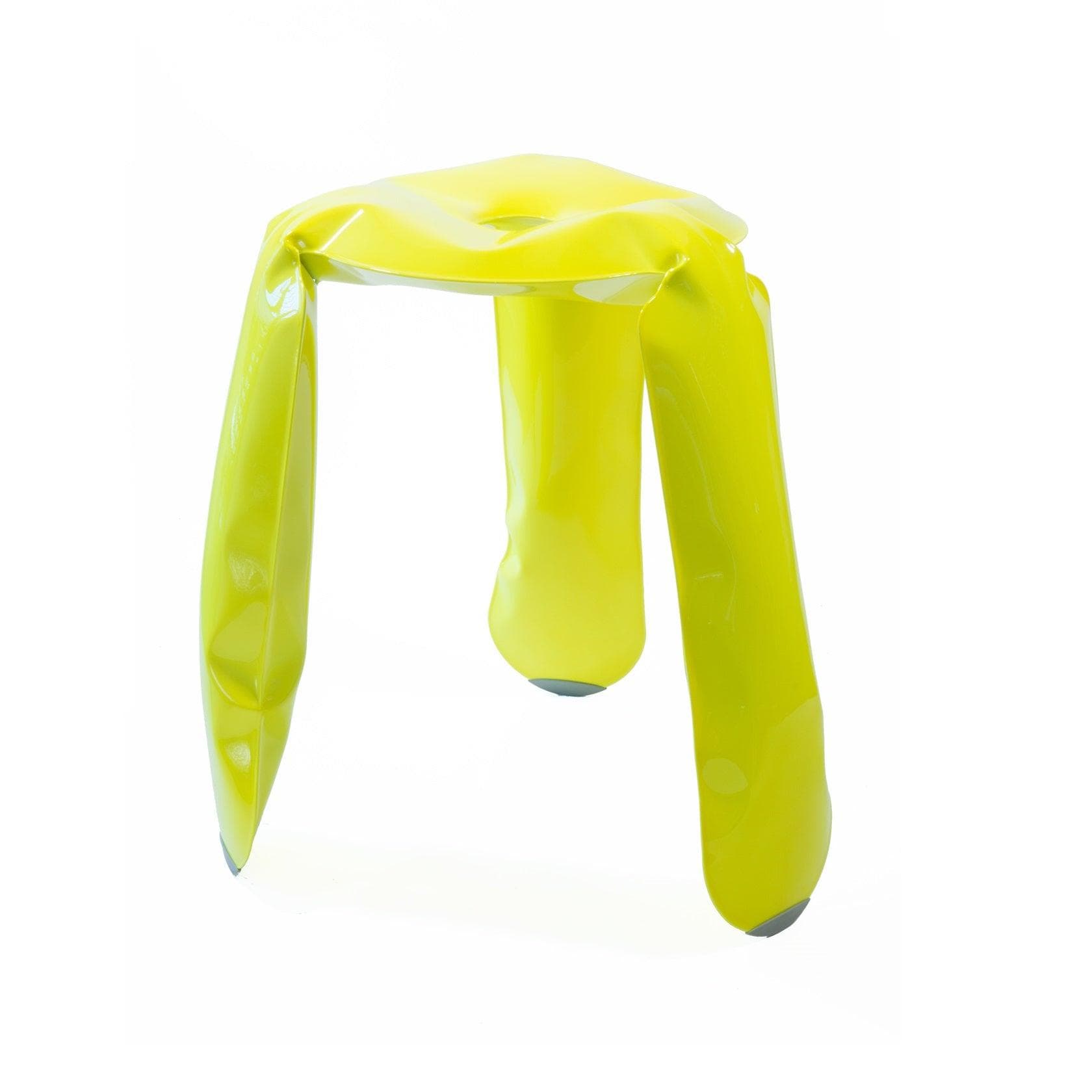 Stołek PLOPP aluminium, żółty, 50 cm Zieta Studio - 110791