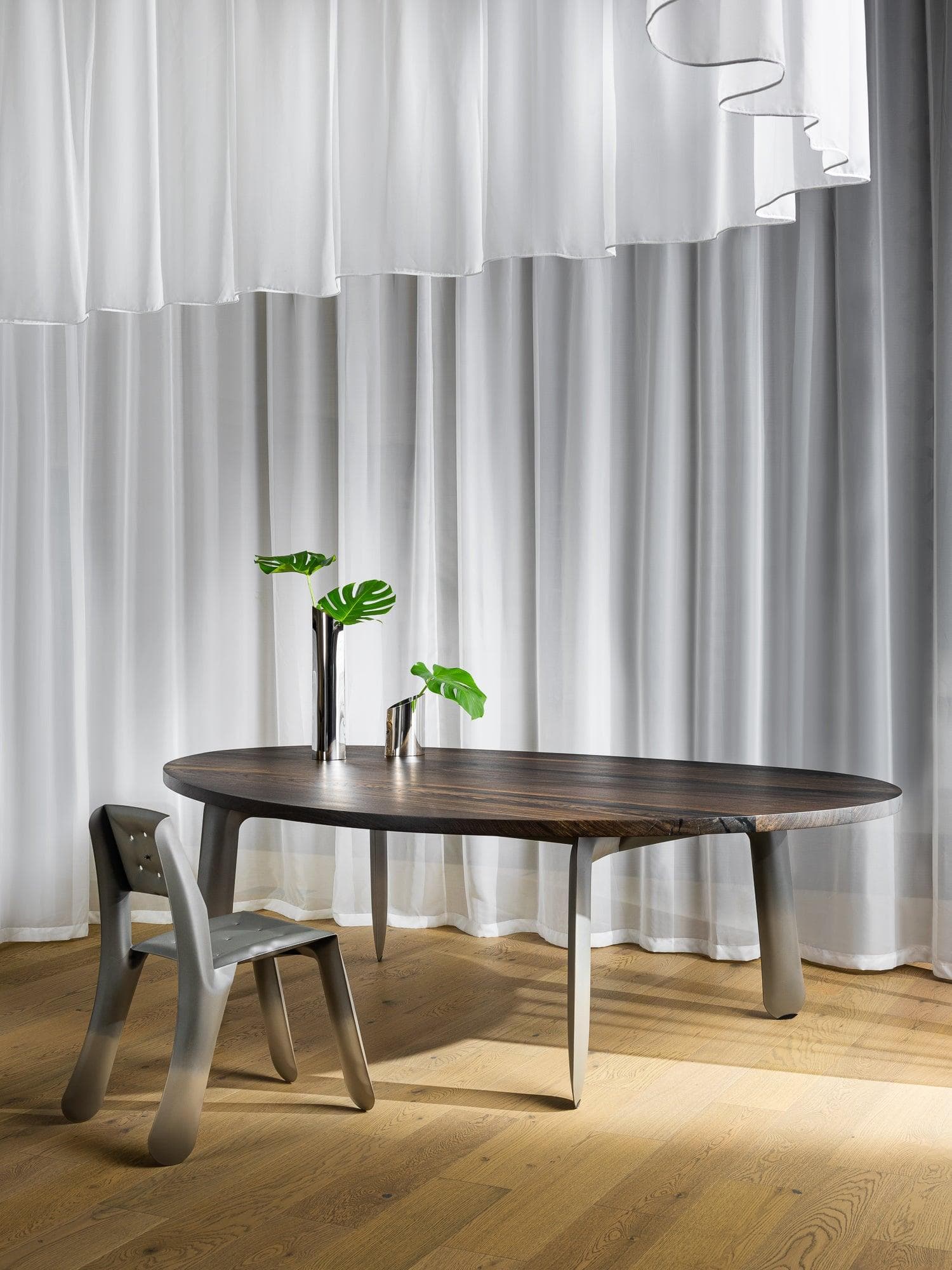 Wazon PAROVA srebrny, L60, Zieta Studio - 117949