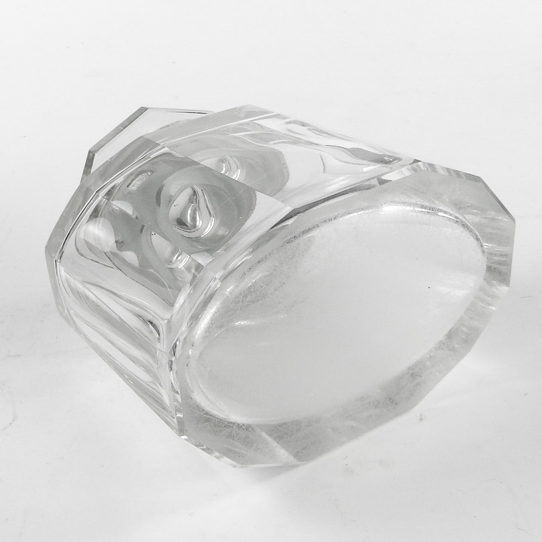 Lidded vessel, Modernism, crystal, silver, Germany, 19th c. - 111235