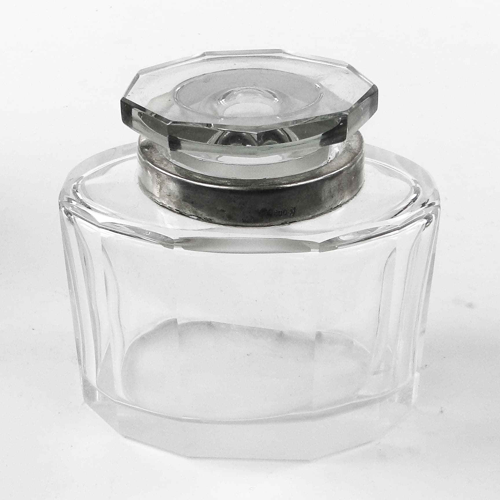 Lidded vessel, Modernism, crystal, silver, Germany, 19th c. - 111233