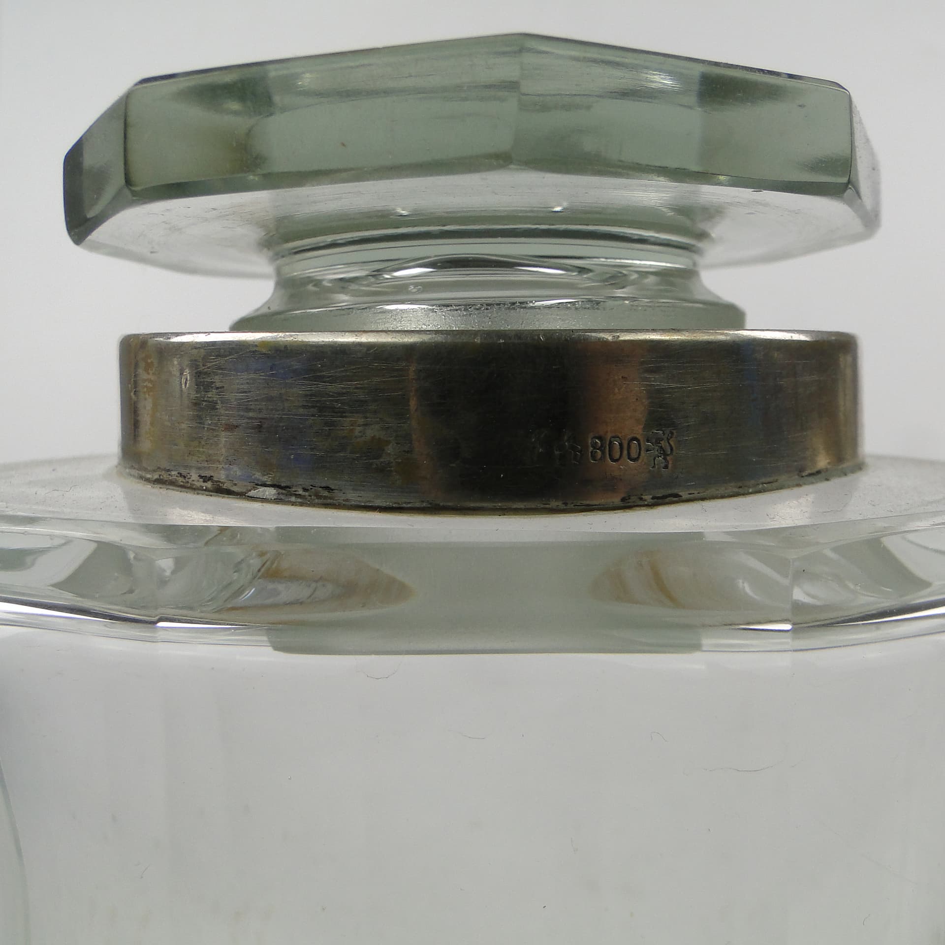 Lidded vessel, Modernism, crystal, silver, Germany, 19th c. - 111231