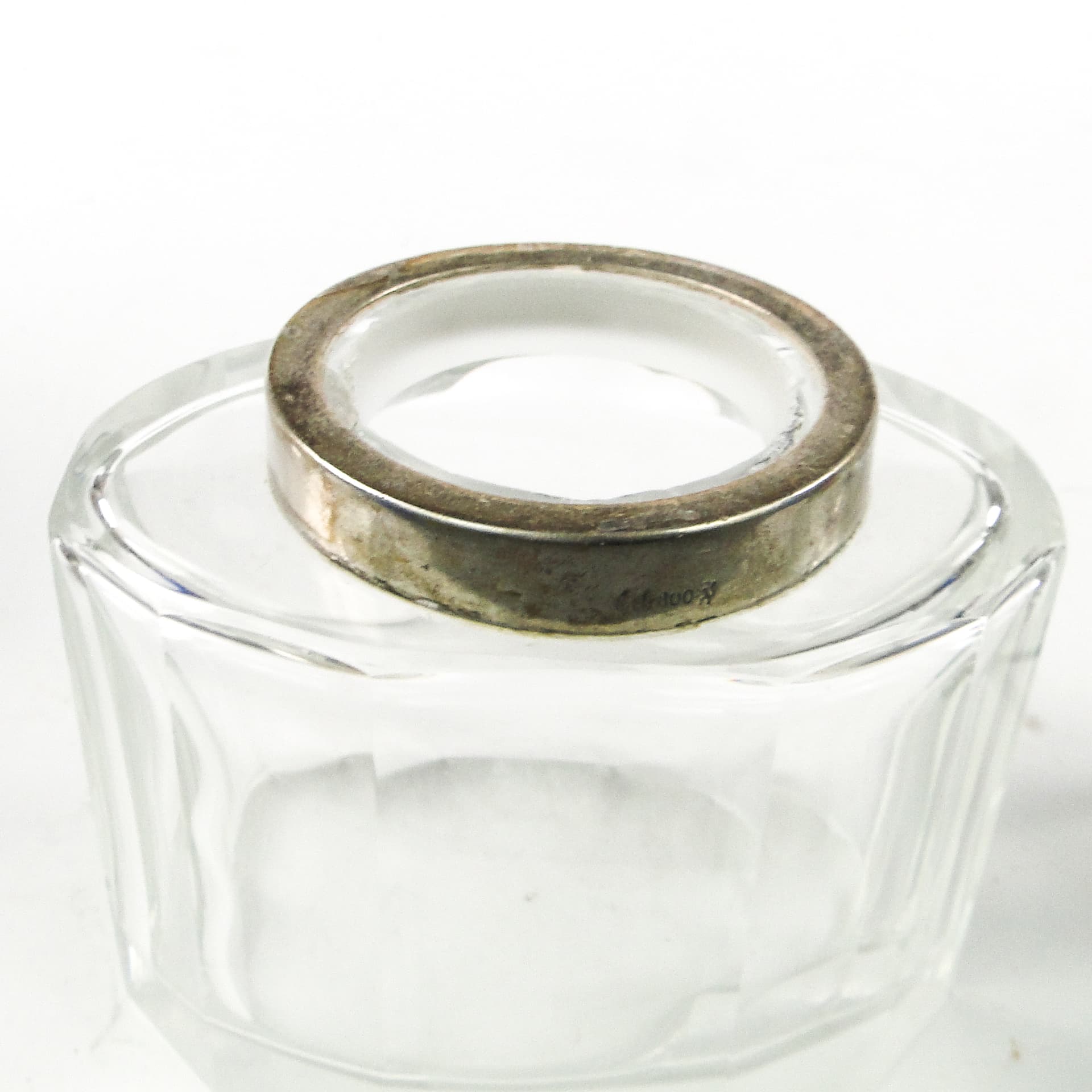 Lidded vessel, Modernism, crystal, silver, Germany, 19th c. - 111230