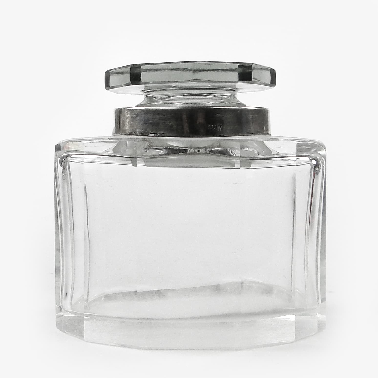 Lidded vessel, Modernism, crystal, silver, Germany, 19th c. - 111234