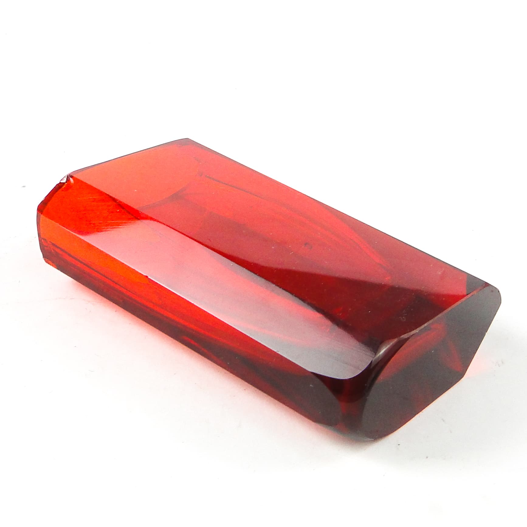 Miarka do wód Biedermeier, kryształ, Bohemia, Czechy, XIX w. - 111258