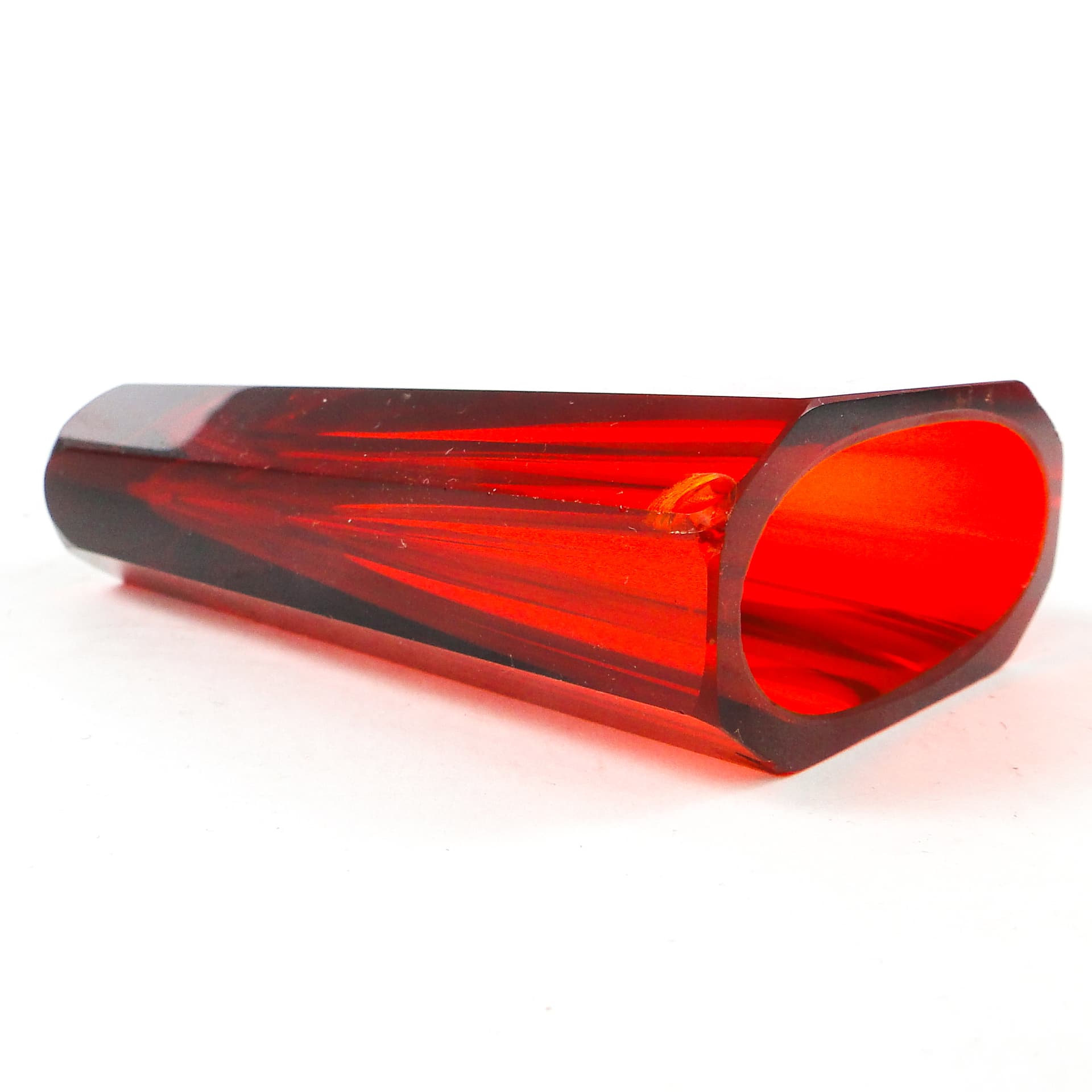 Miarka do wód Biedermeier, kryształ, Bohemia, Czechy, XIX w. - 111254