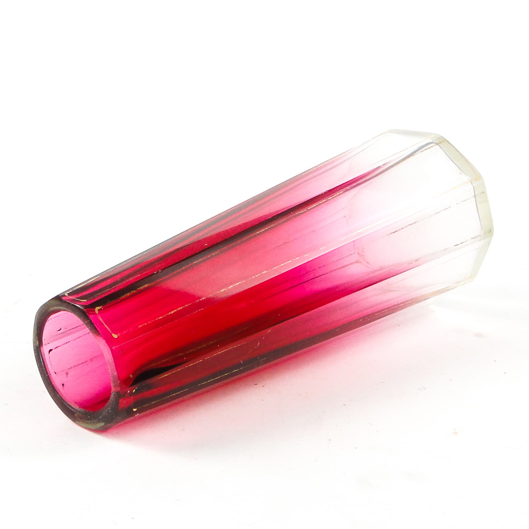 Wazon Art Deco, kryształ, Bohemia, Czechosłowacja, lata 30. - 111275