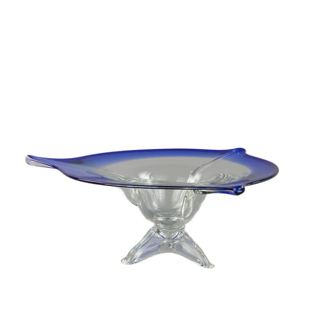 Patera, szkło transparent, proj. J. Hospodka, Czechy, lata 60. - WYMIARY