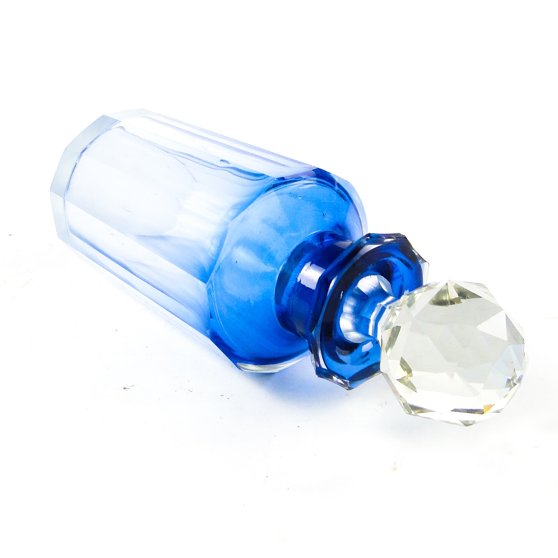 Karafka, Art Nouveau, szkło, Francja, początek XX w. - 111292