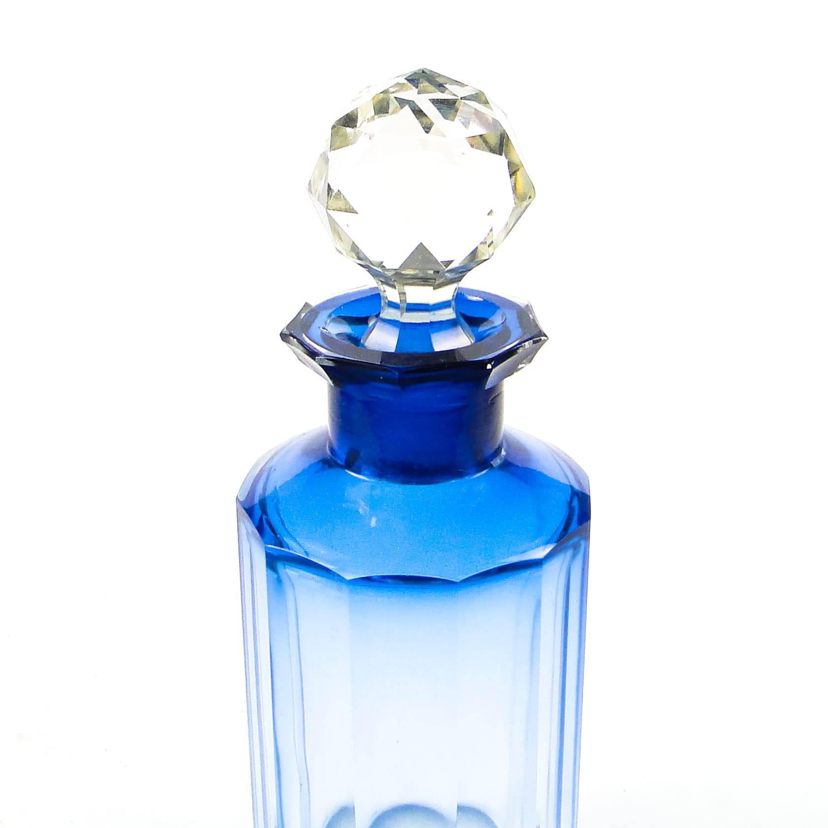 Karafka, Art Nouveau, szkło, Francja, początek XX w. - 111286