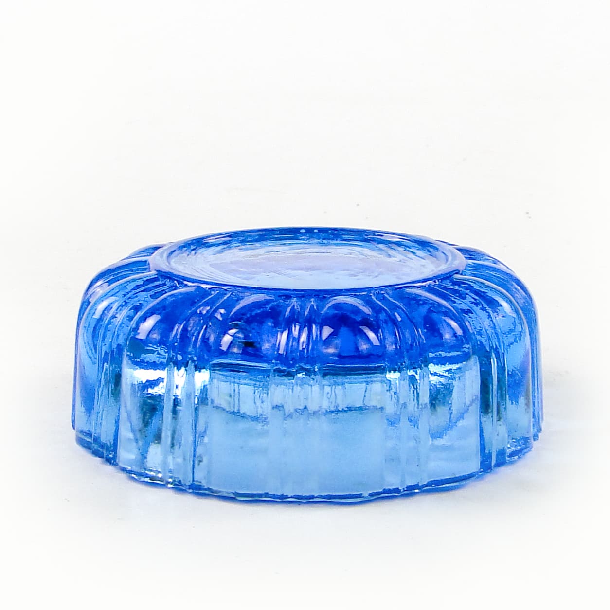 Solniczka Art Deco, szkło pomarańczowe, Ząbkowice, Polska, lata 30. - 111410