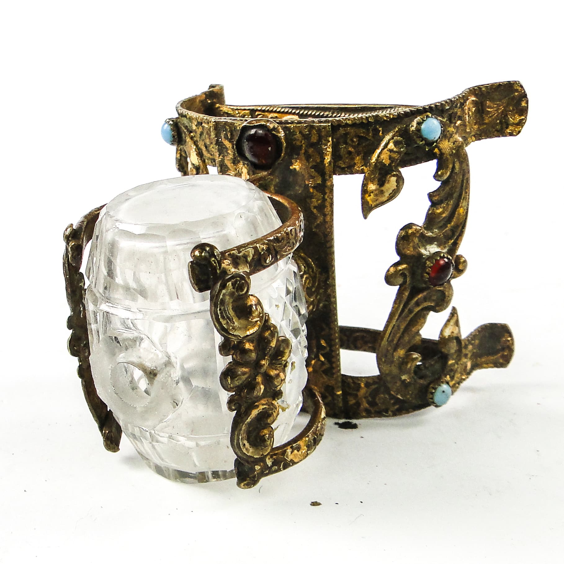 Flakon na perfumy Biedermeier, Bohemia, Czechy, XIX w. - 111462