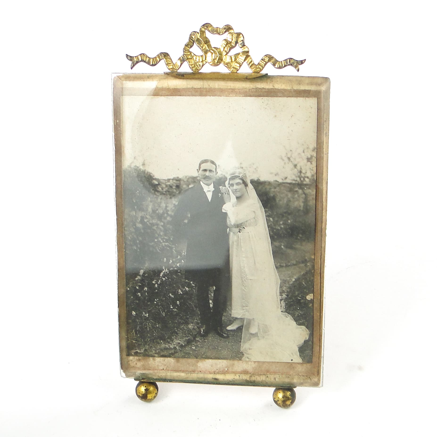 Empire Standing Picture Frame, glass, metal, Hungary, 19th c. - 111489