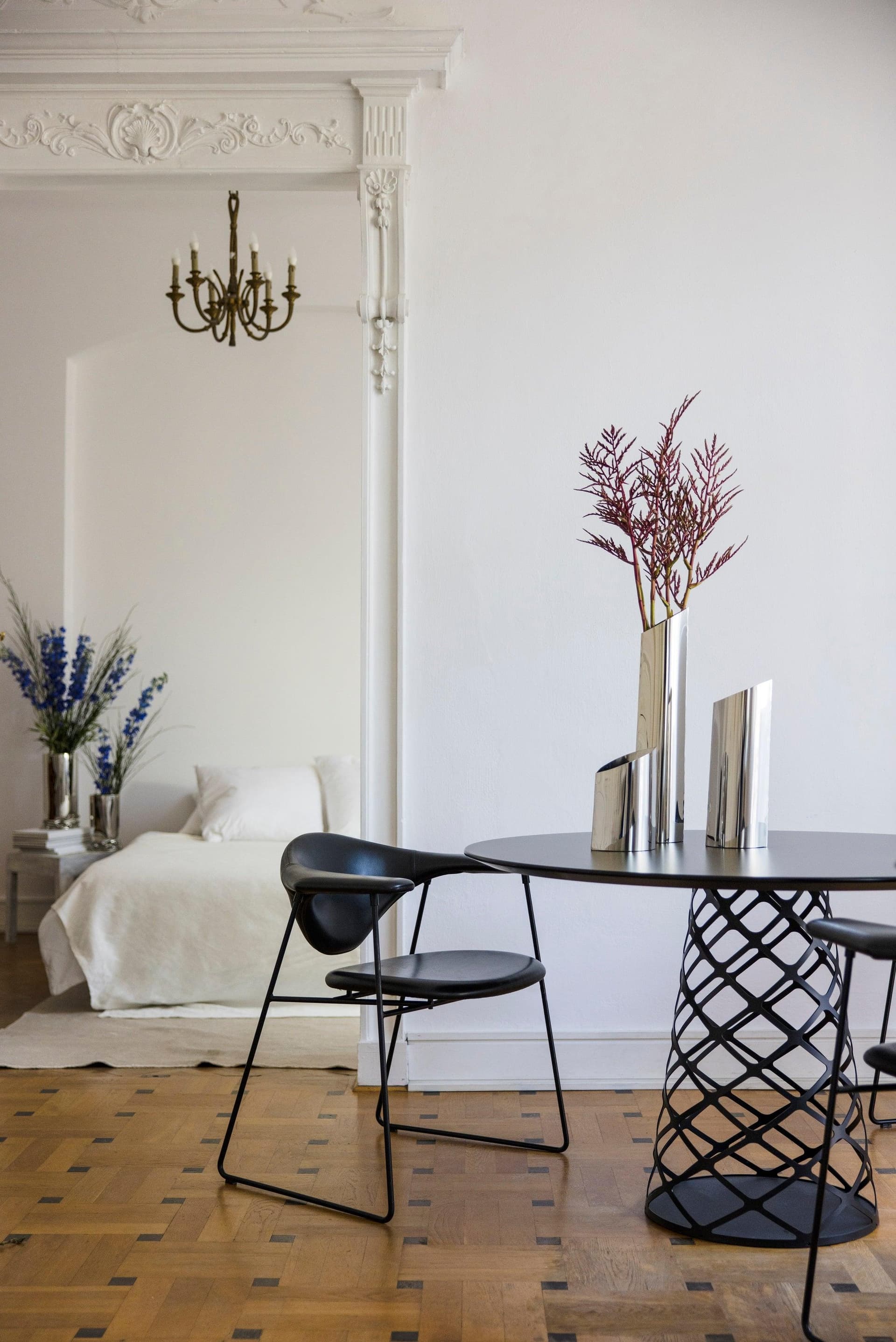 Wazon PAROVA srebrny M21, Zieta Studio - 117844