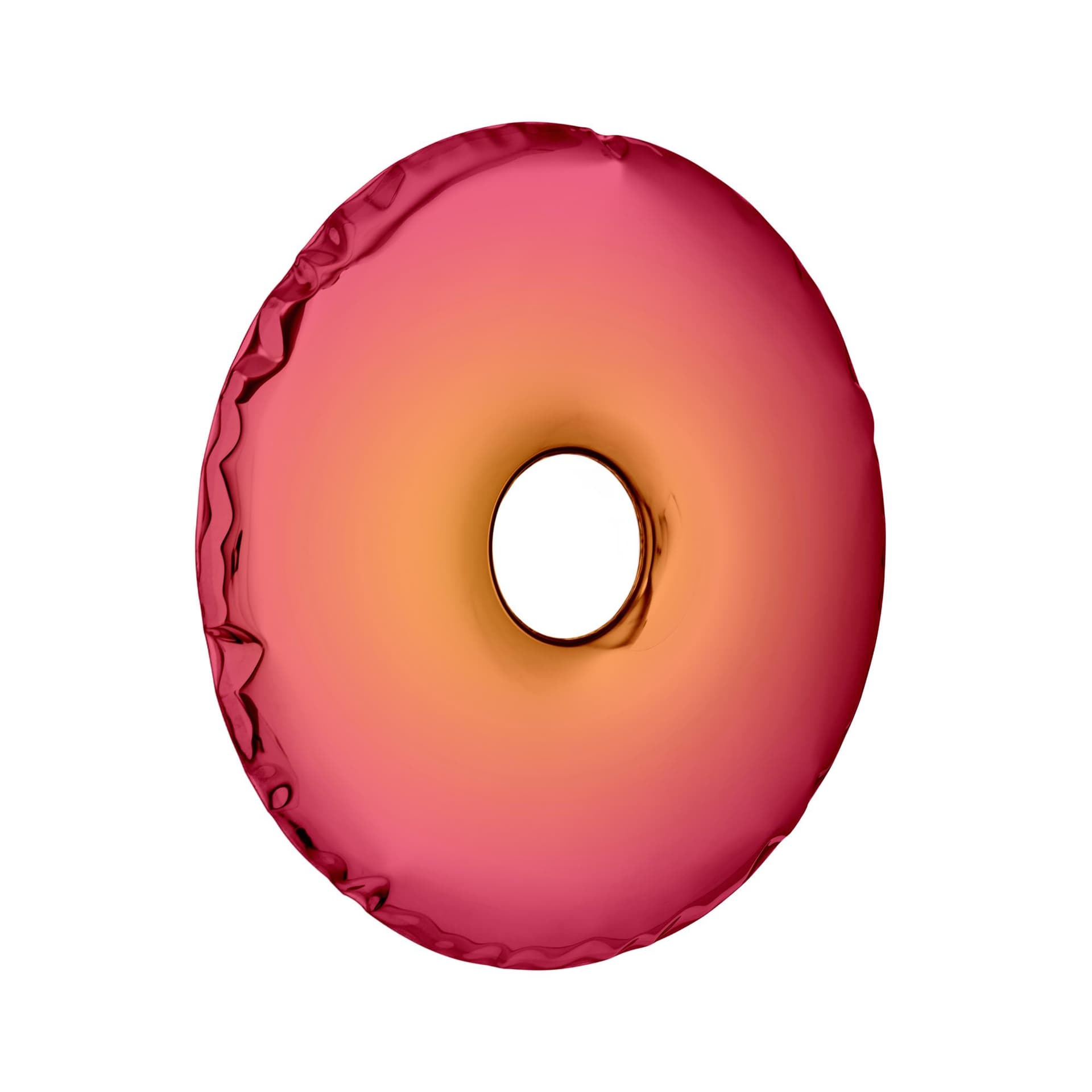 Lustro ścienne RONDO Transitions różowo-pomarańczowe 150 cm, Zieta Studio - 114355