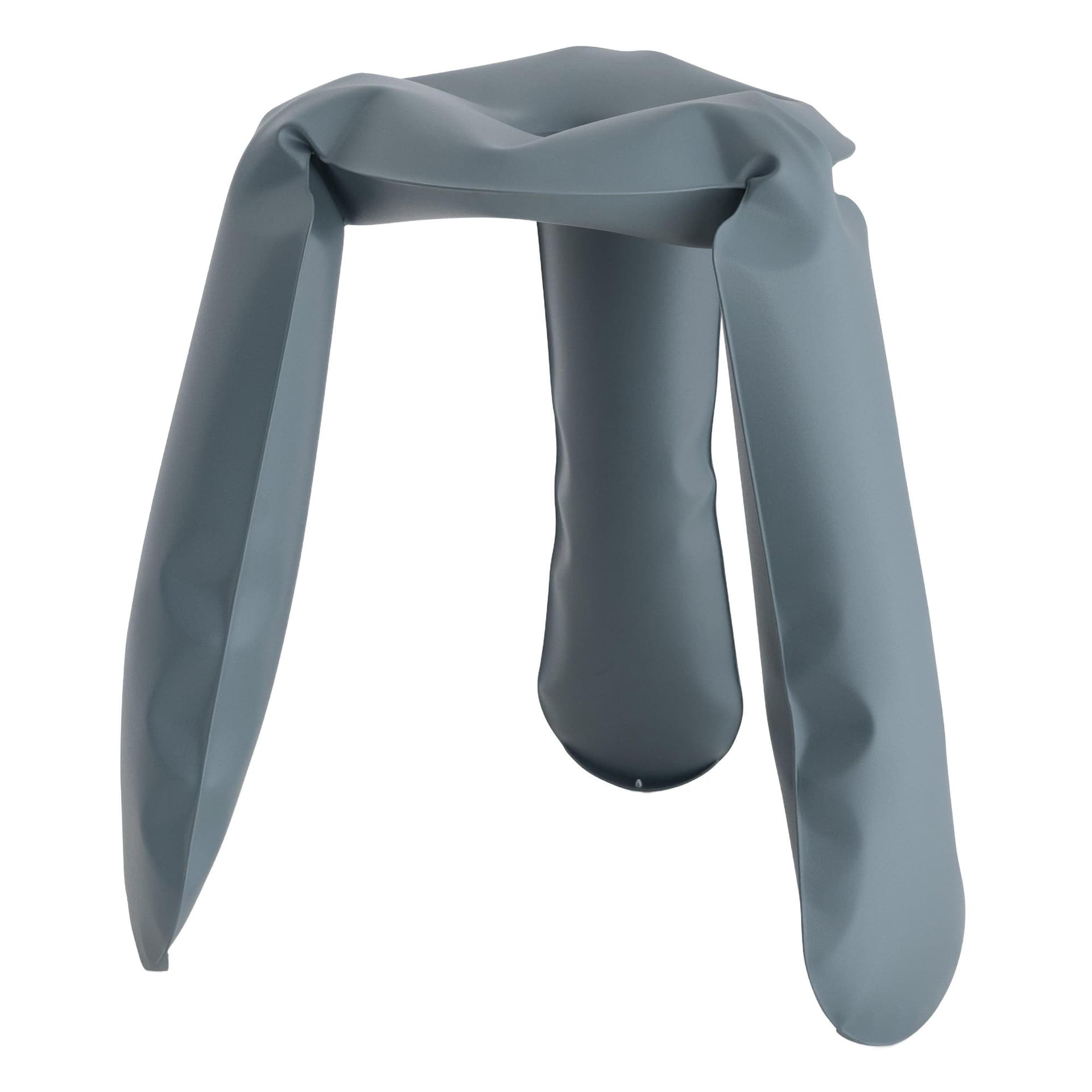 Stołek PLOPP aluminium, niebieski, 50 cm, Zieta Studio - 114307