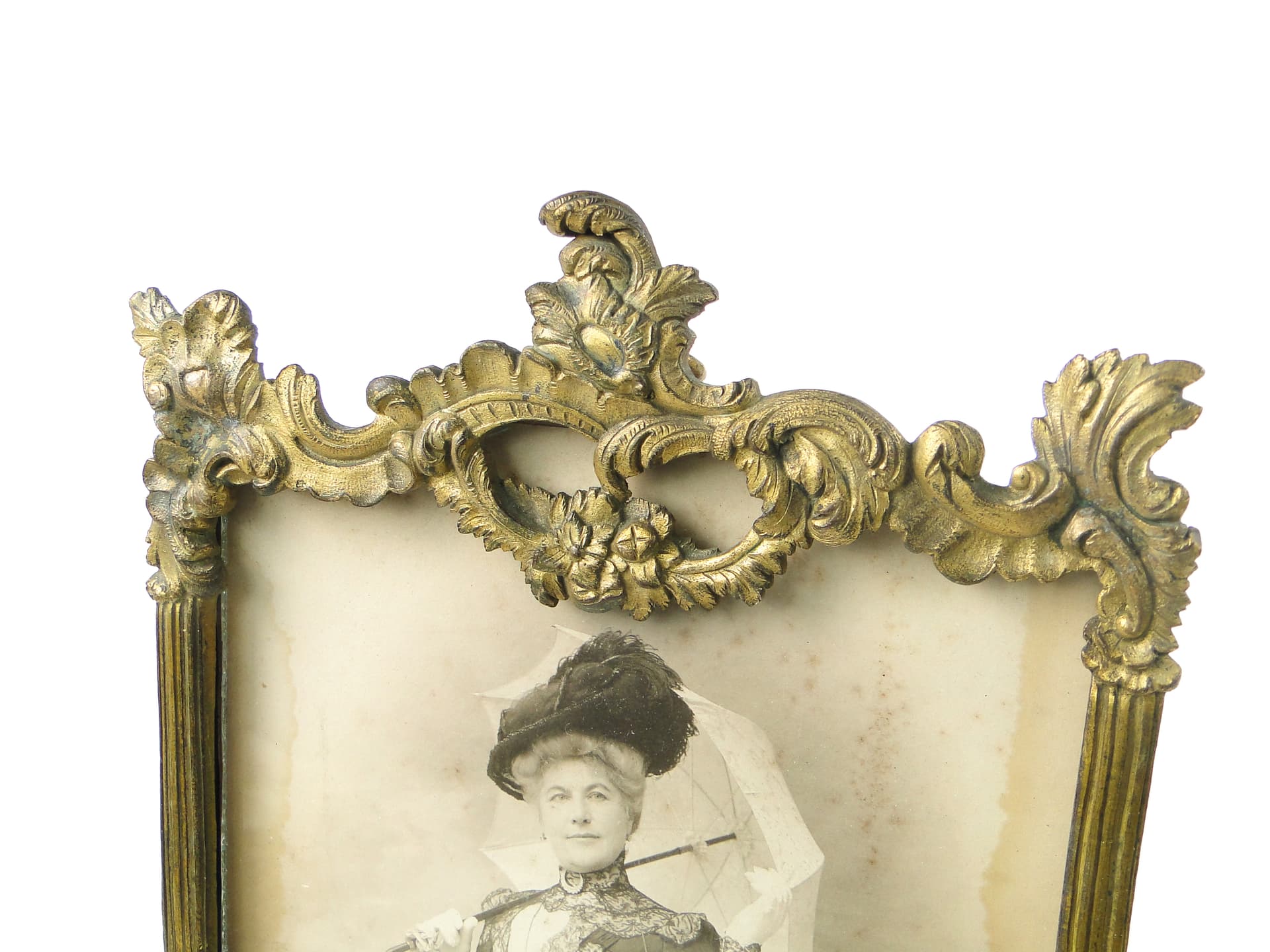 Rococo picture frame, gilt pewter, gilt brass, France, 19th c. - 111509