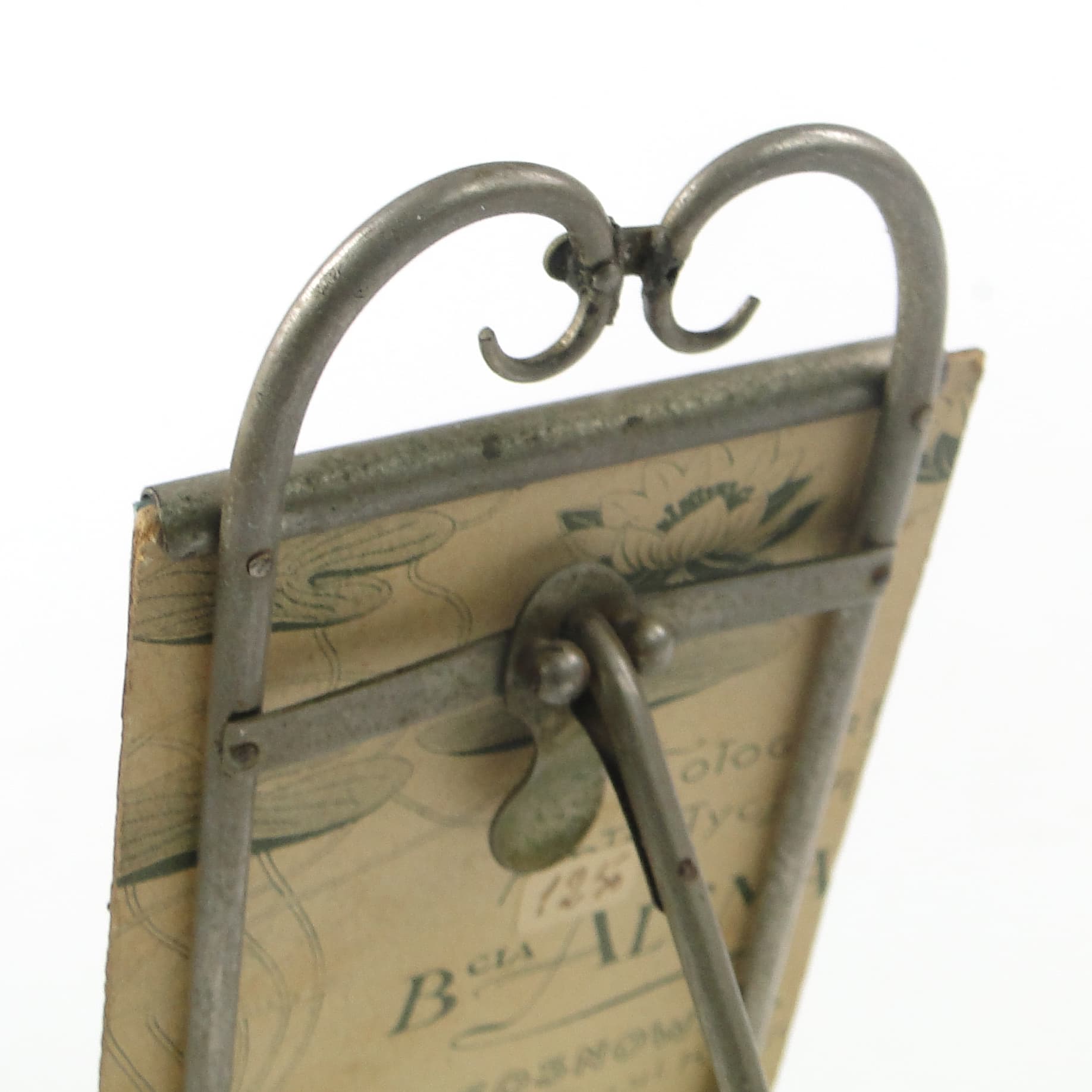 Art Deco photo frame, nickel-plated brass, France, 1930s. - 111519