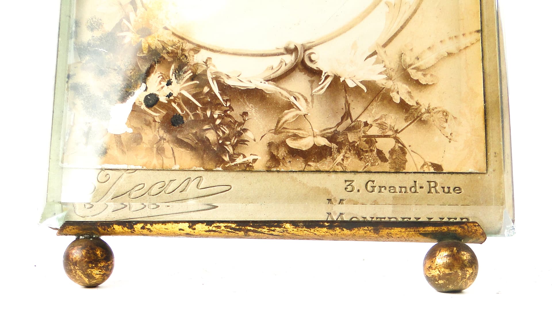 Empire picture frame, glass, Austria, 19th c. - 111554