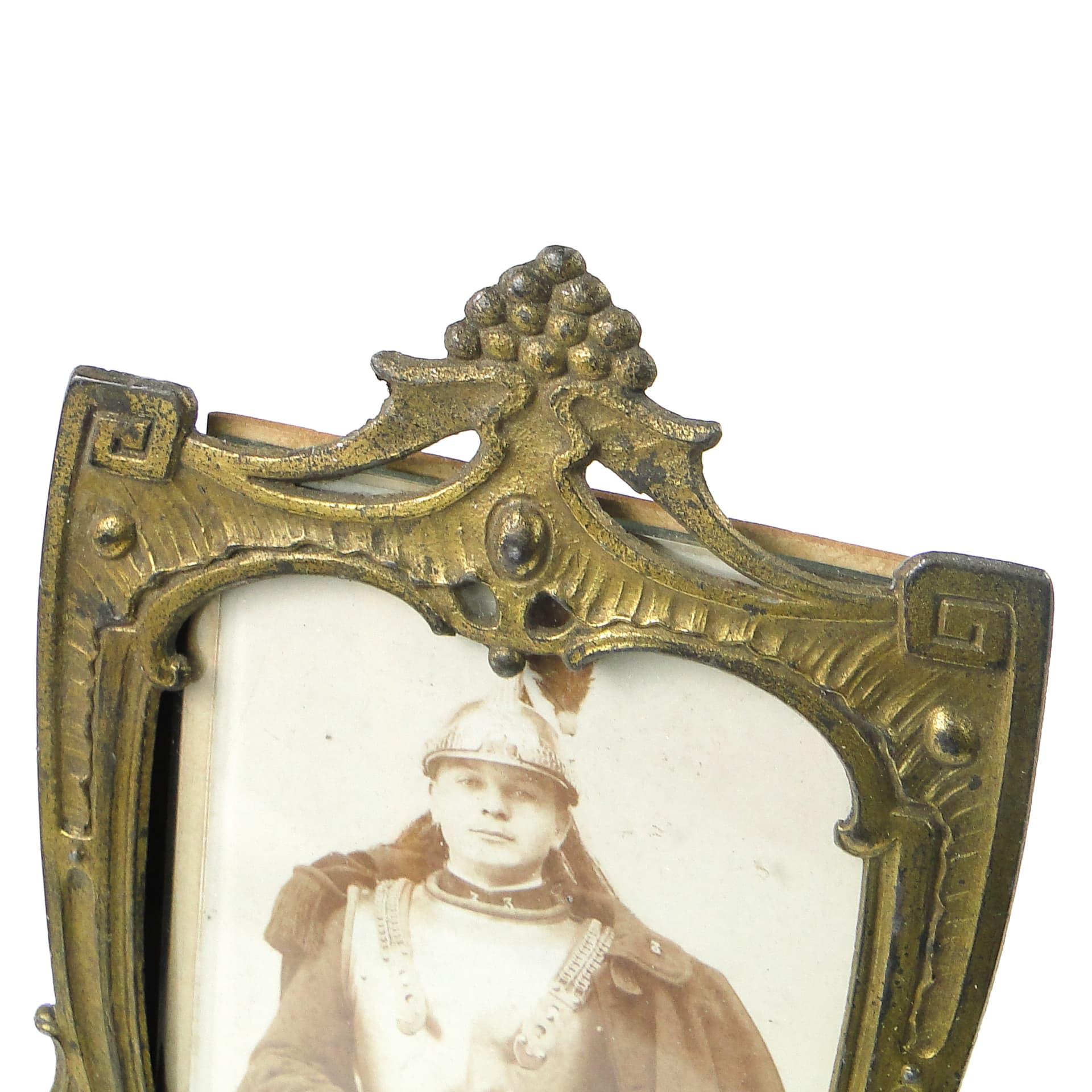 Art Nouveau picture frame, gilt brass, France, early 20th c. - 111557
