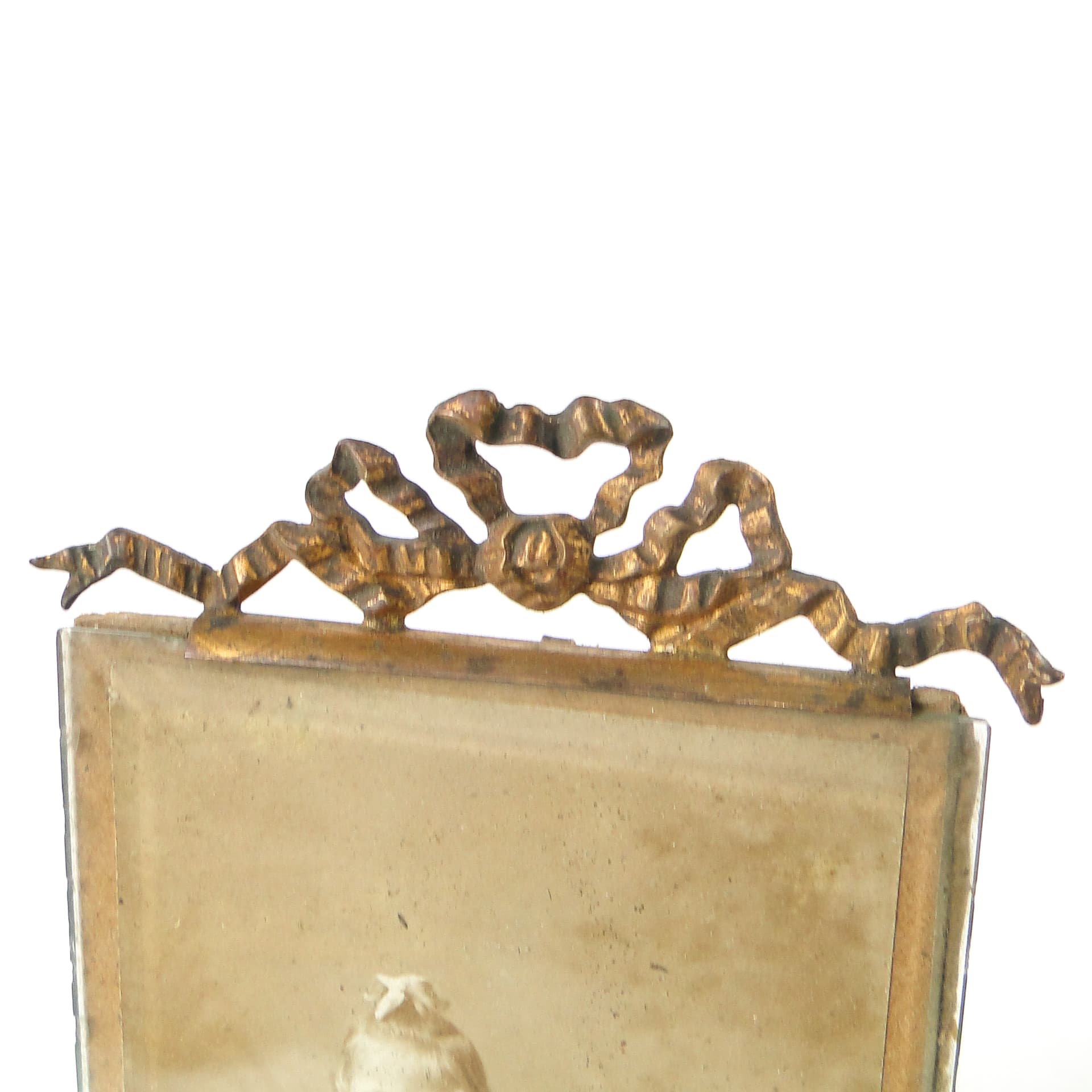 Empire Picture Frame, gilt metal, faceted glass, Austria, 19th c. - 111573