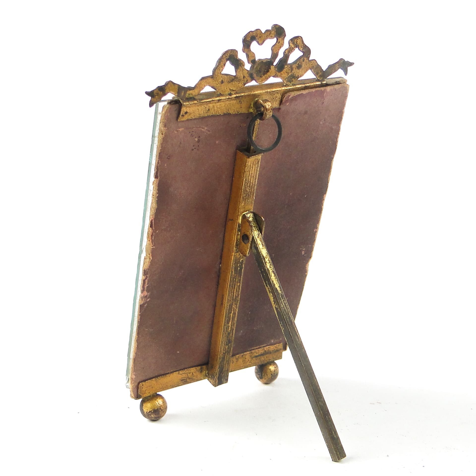 Empire Picture Frame, gilt metal, faceted glass, Austria, 19th c. - 111575