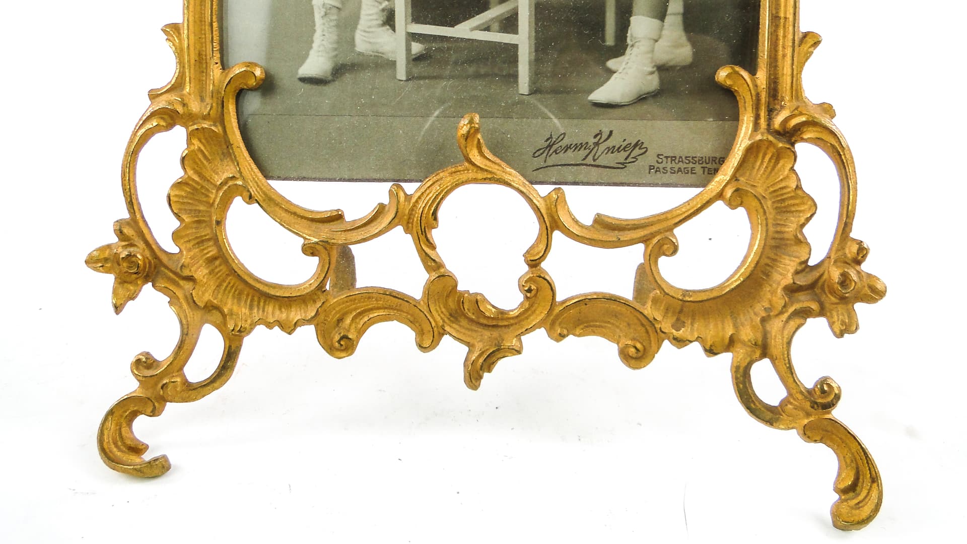 Rococo photo frame, gilt brass, France, 19th c. - 111600