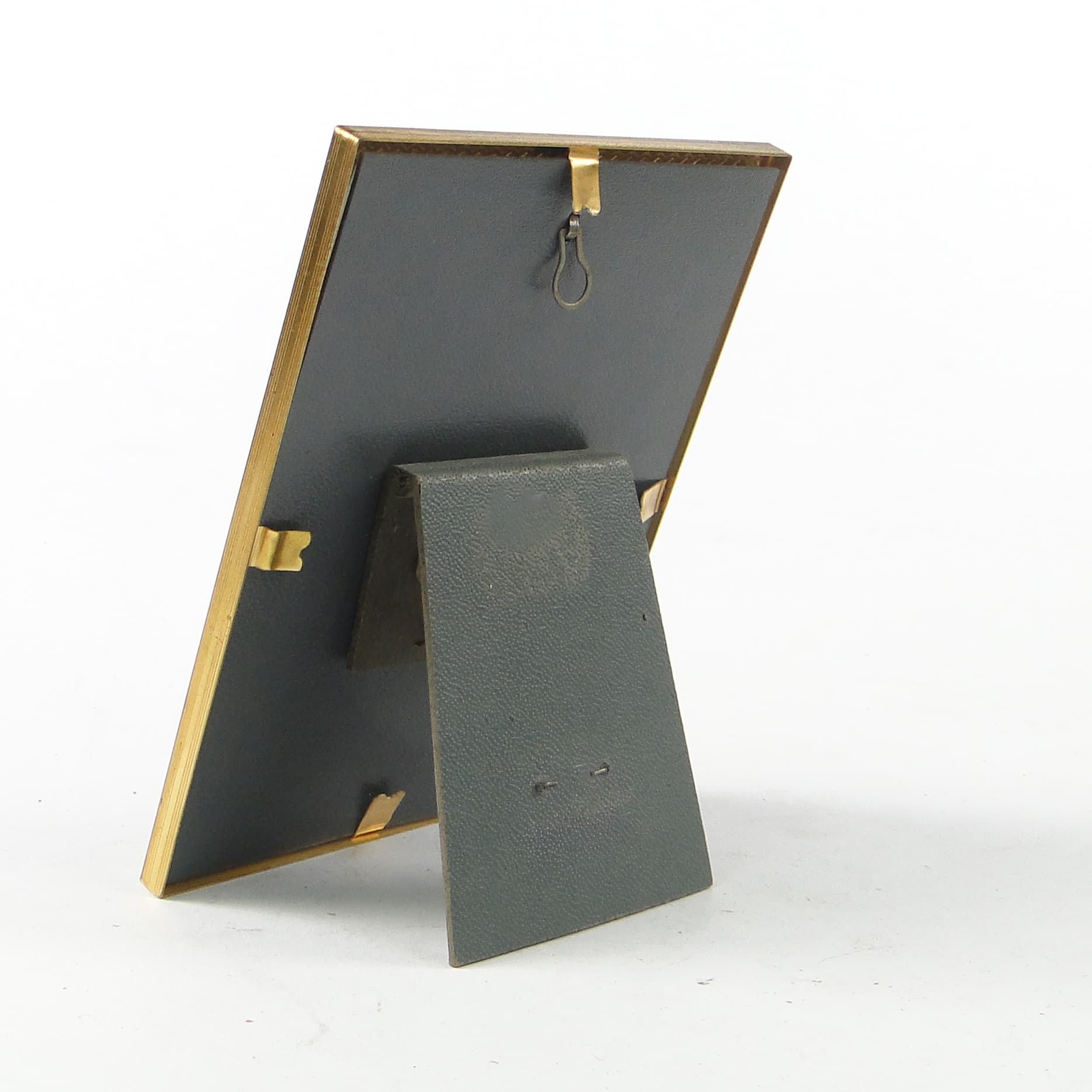 Art Deco photo frame, brass, Belgium, 1950s. - 111632