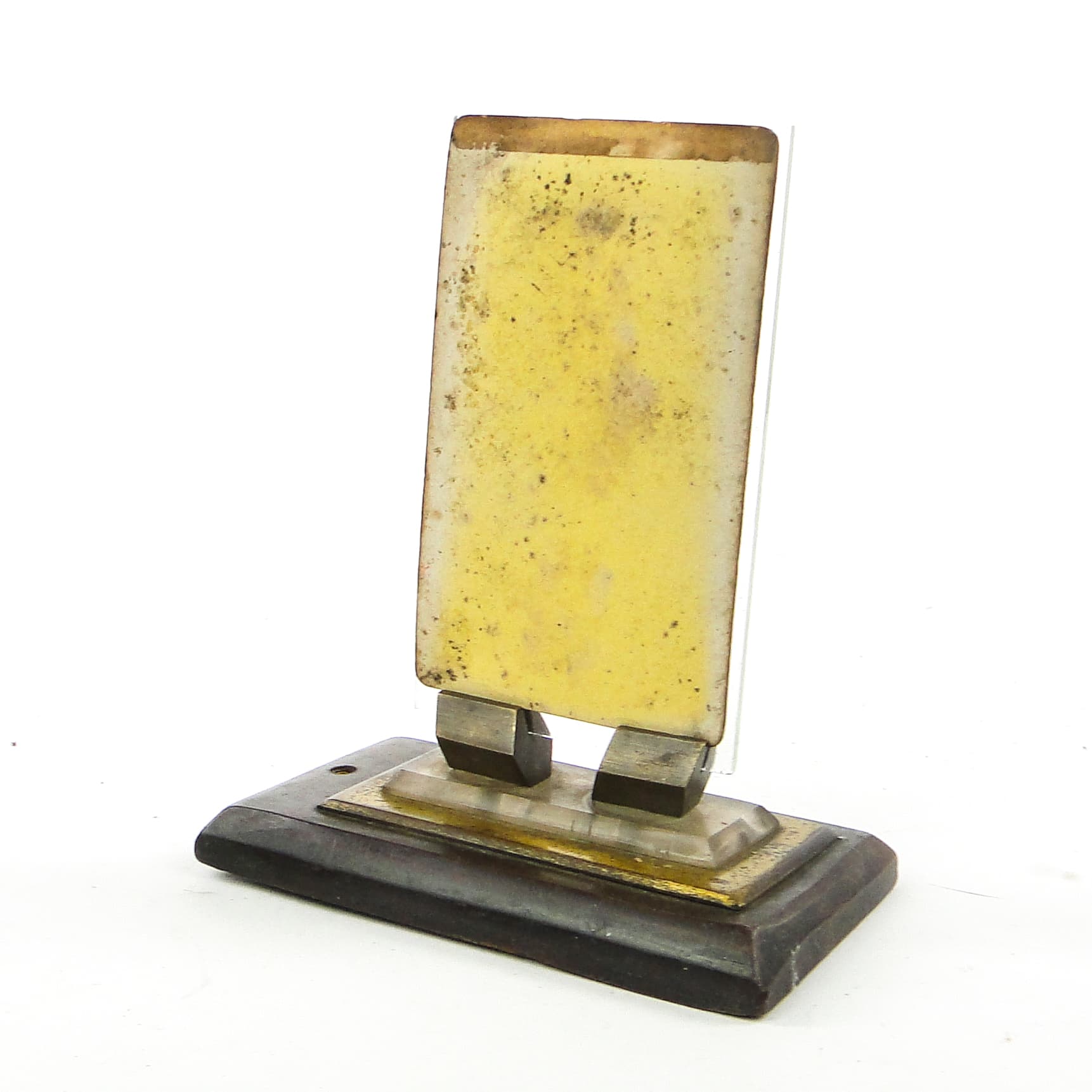 Art Deco picture frame, beech, brass, Germany, 1930s. - 111666