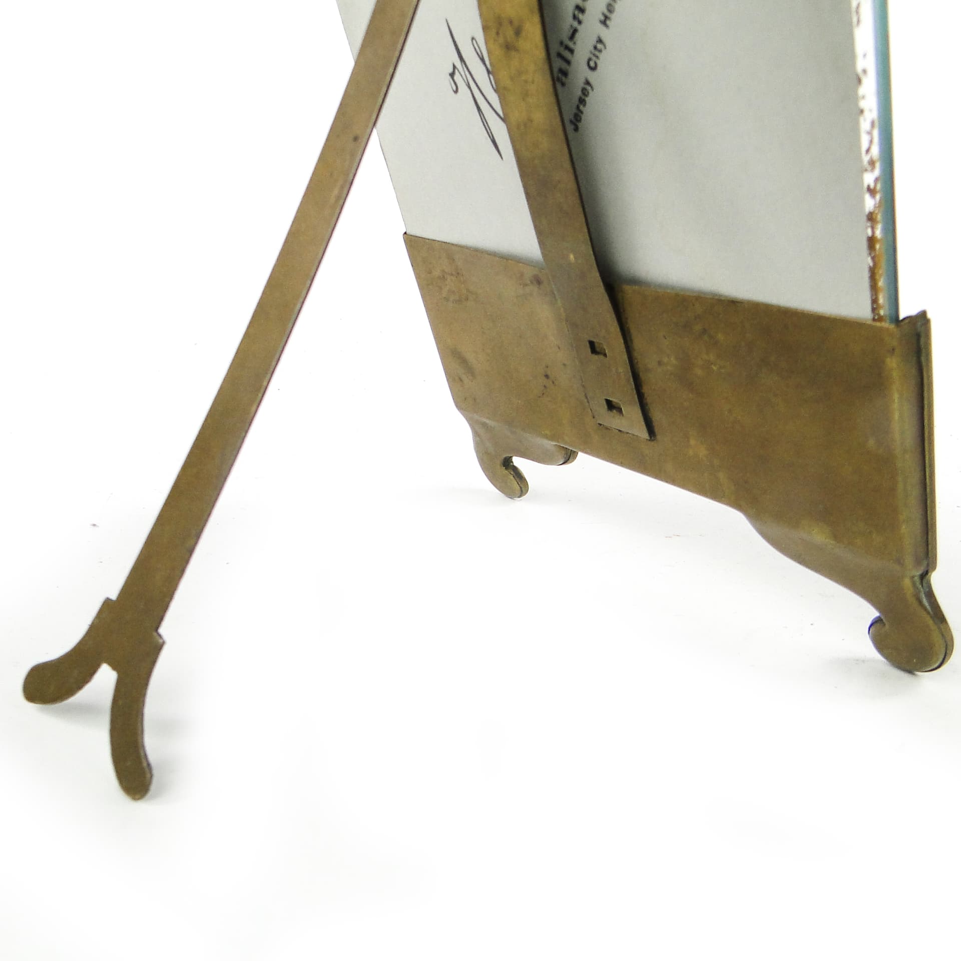 Art Nouveau photo frame, brass, Germany, early 20th c. - 111710